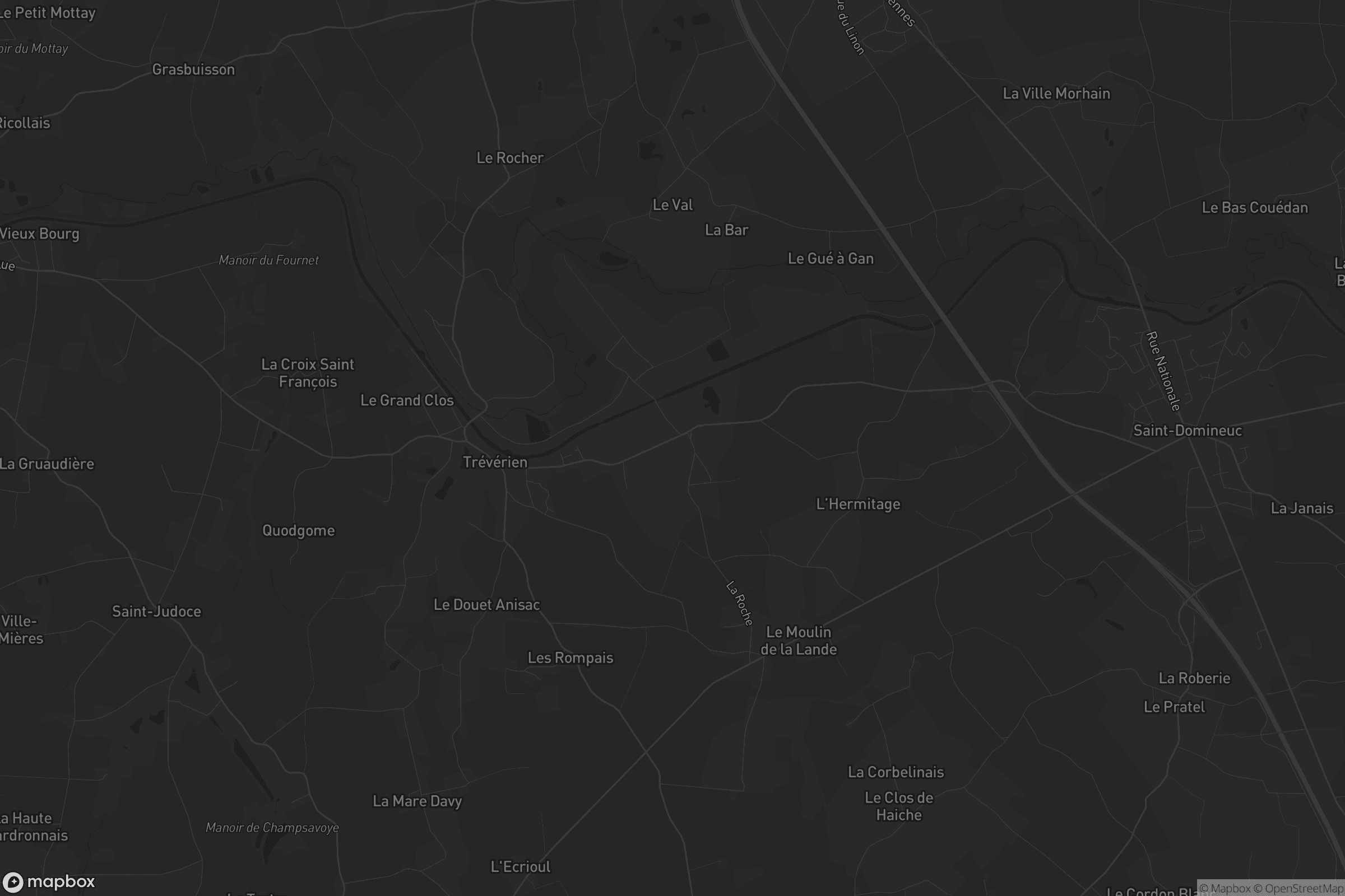 Carte de Trévérien