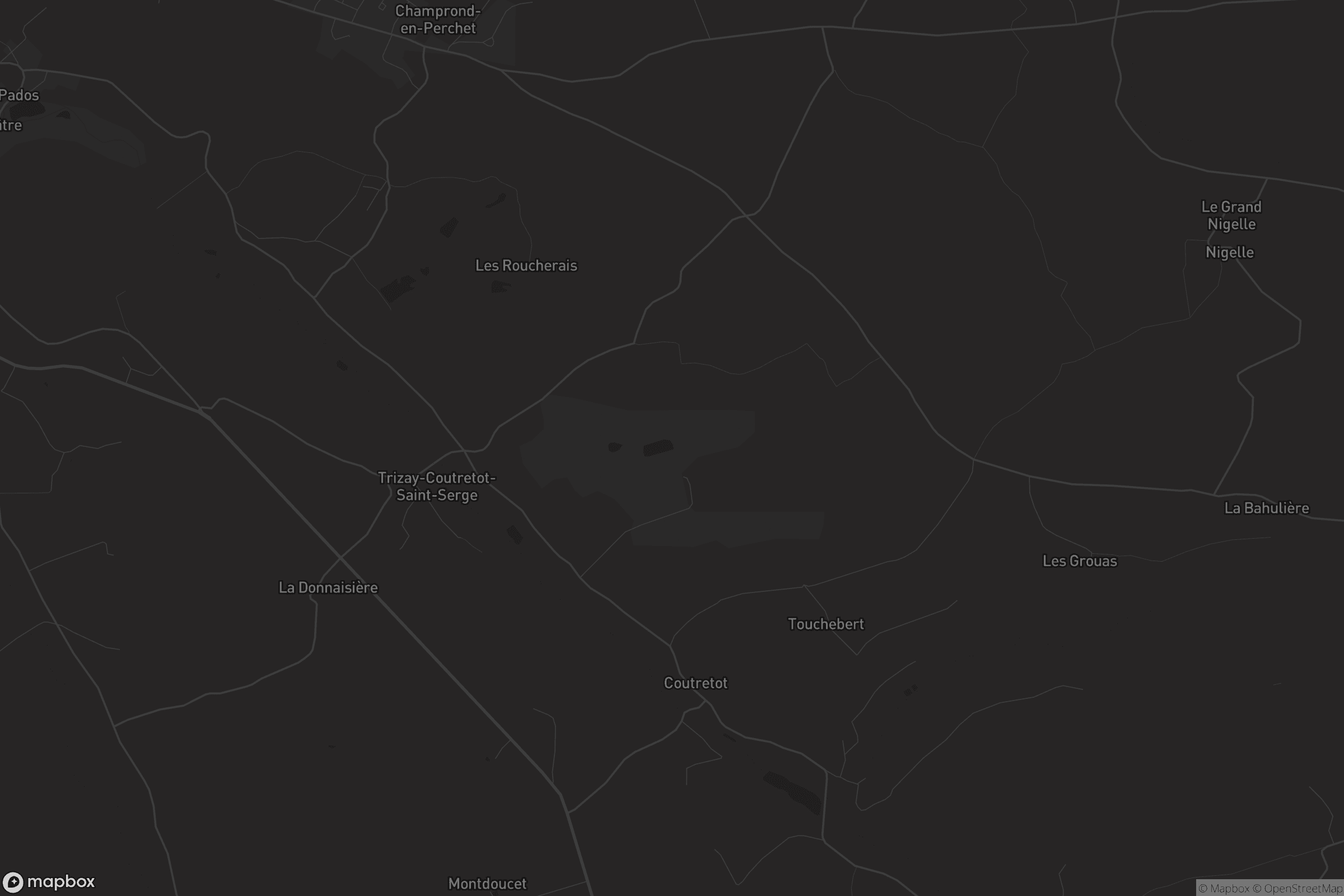 Carte de Trizay-Coutretot-Saint-Serge
