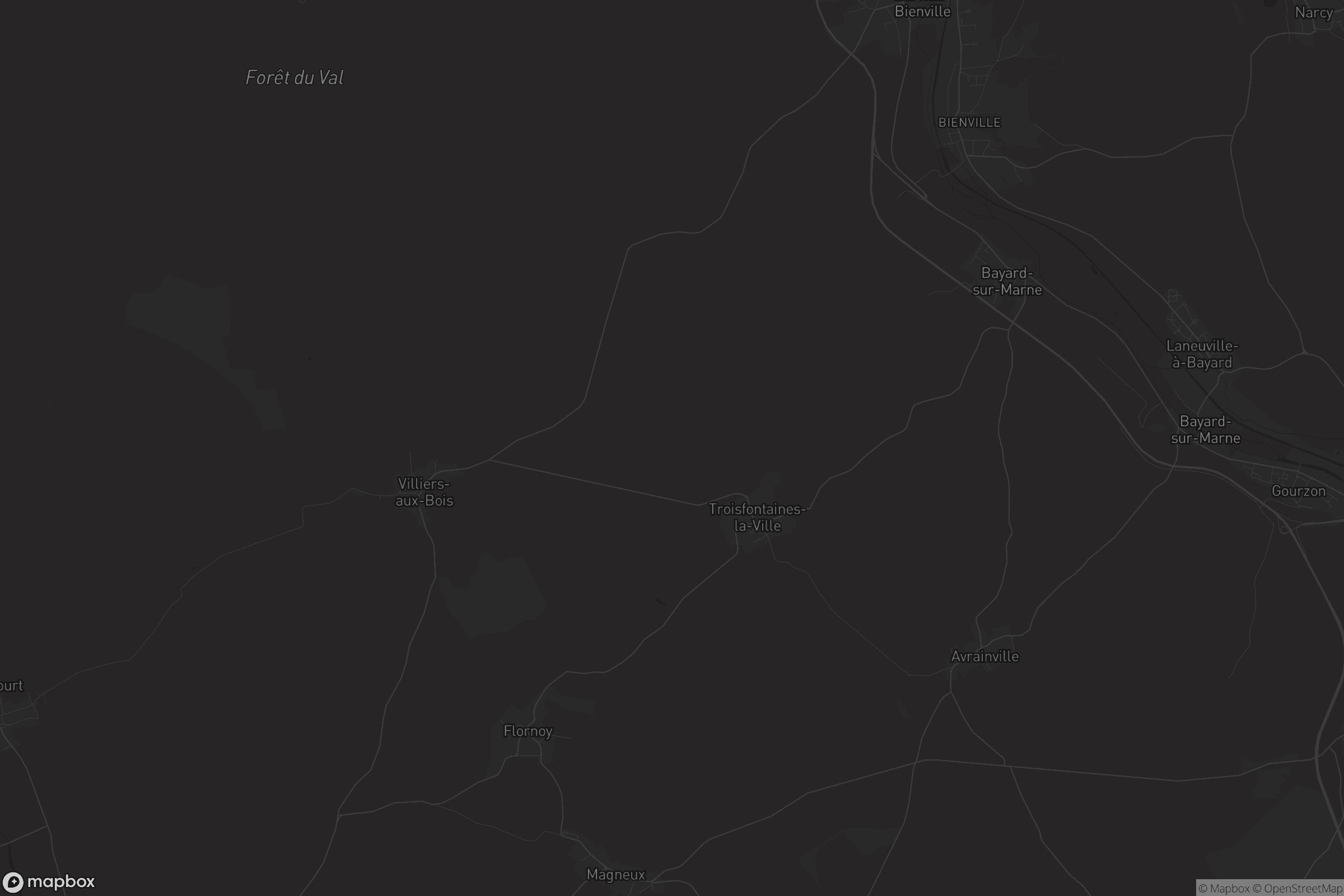 Carte de Troisfontaines-la-Ville