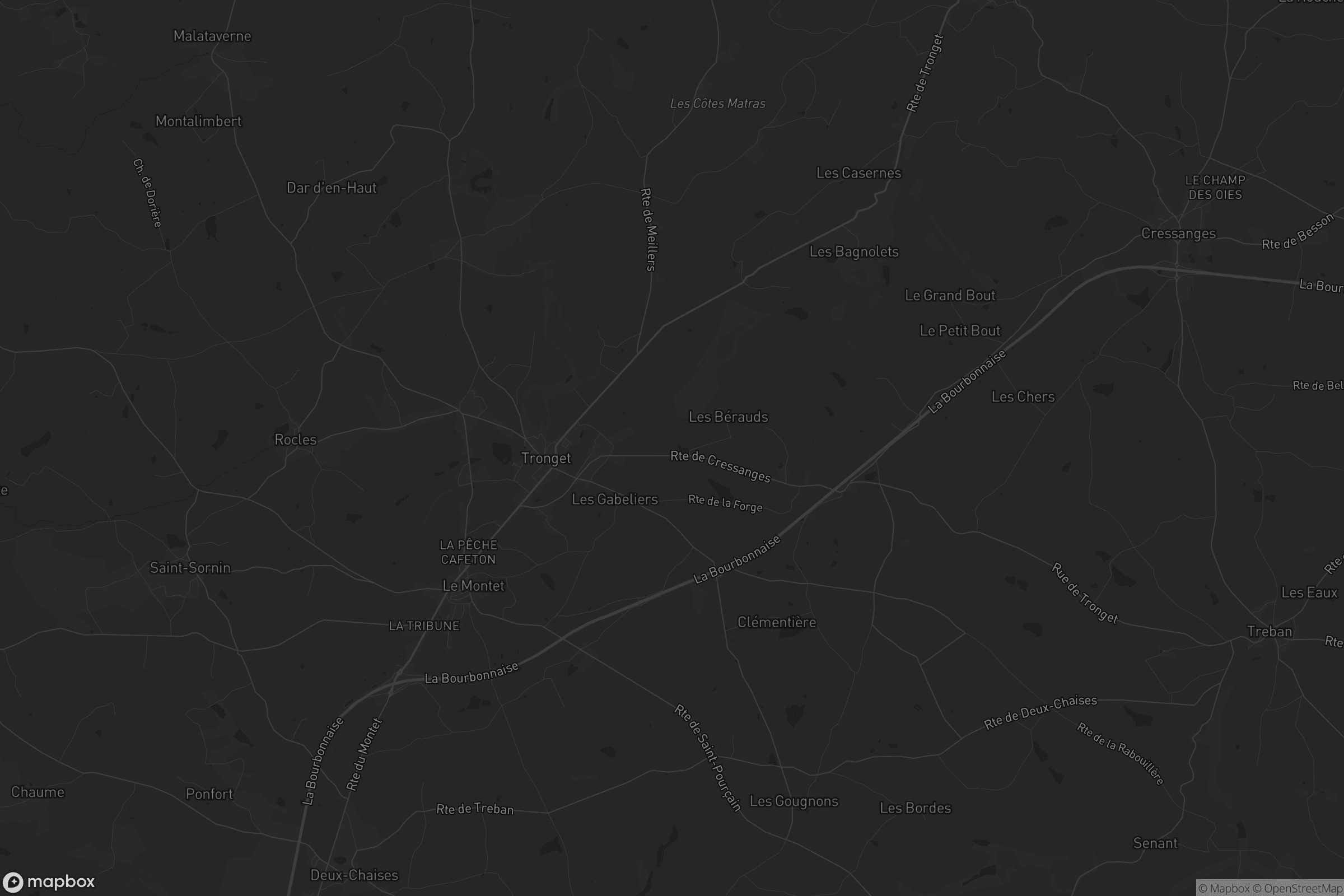 Carte de Tronget