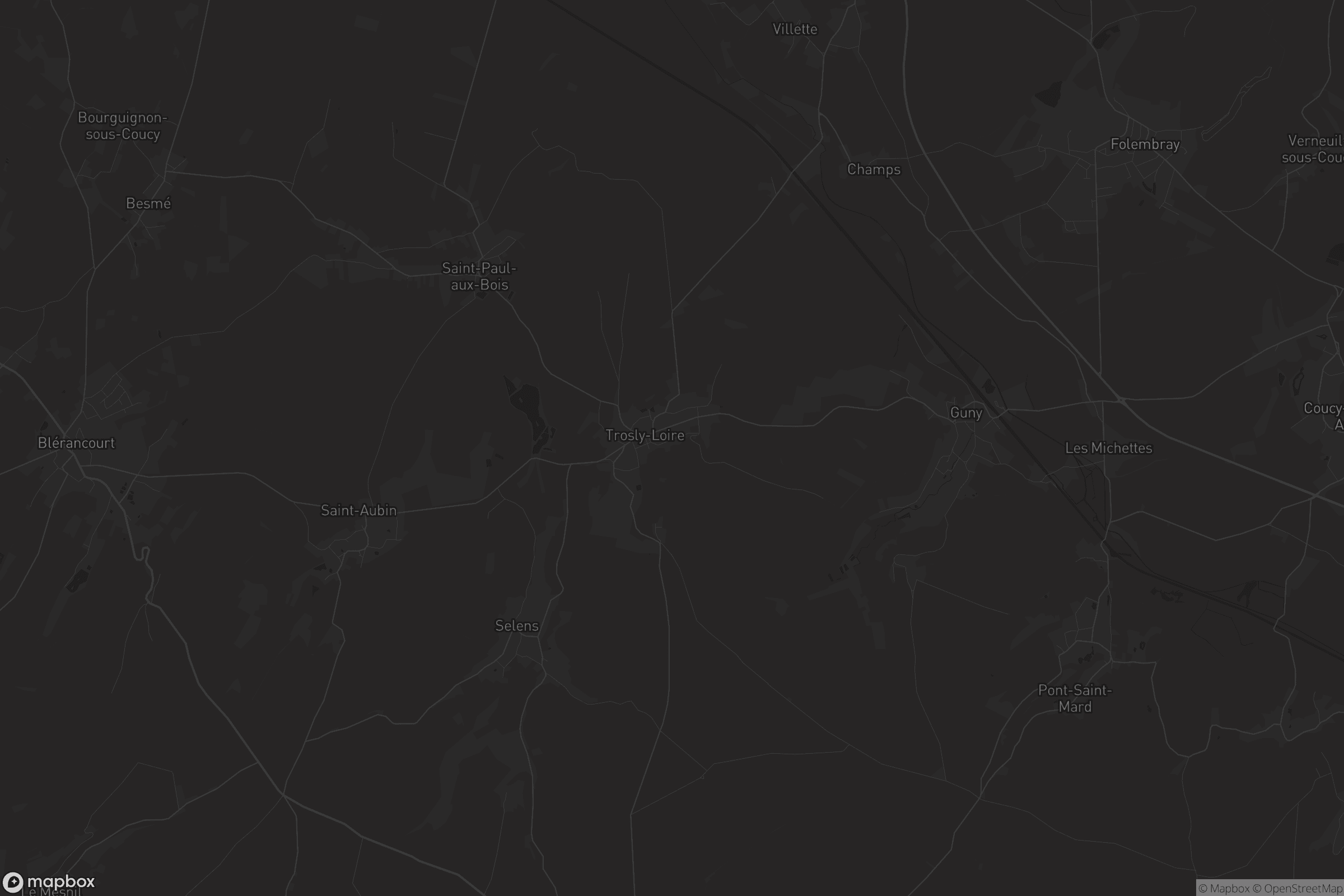 Carte de Trosly-Loire