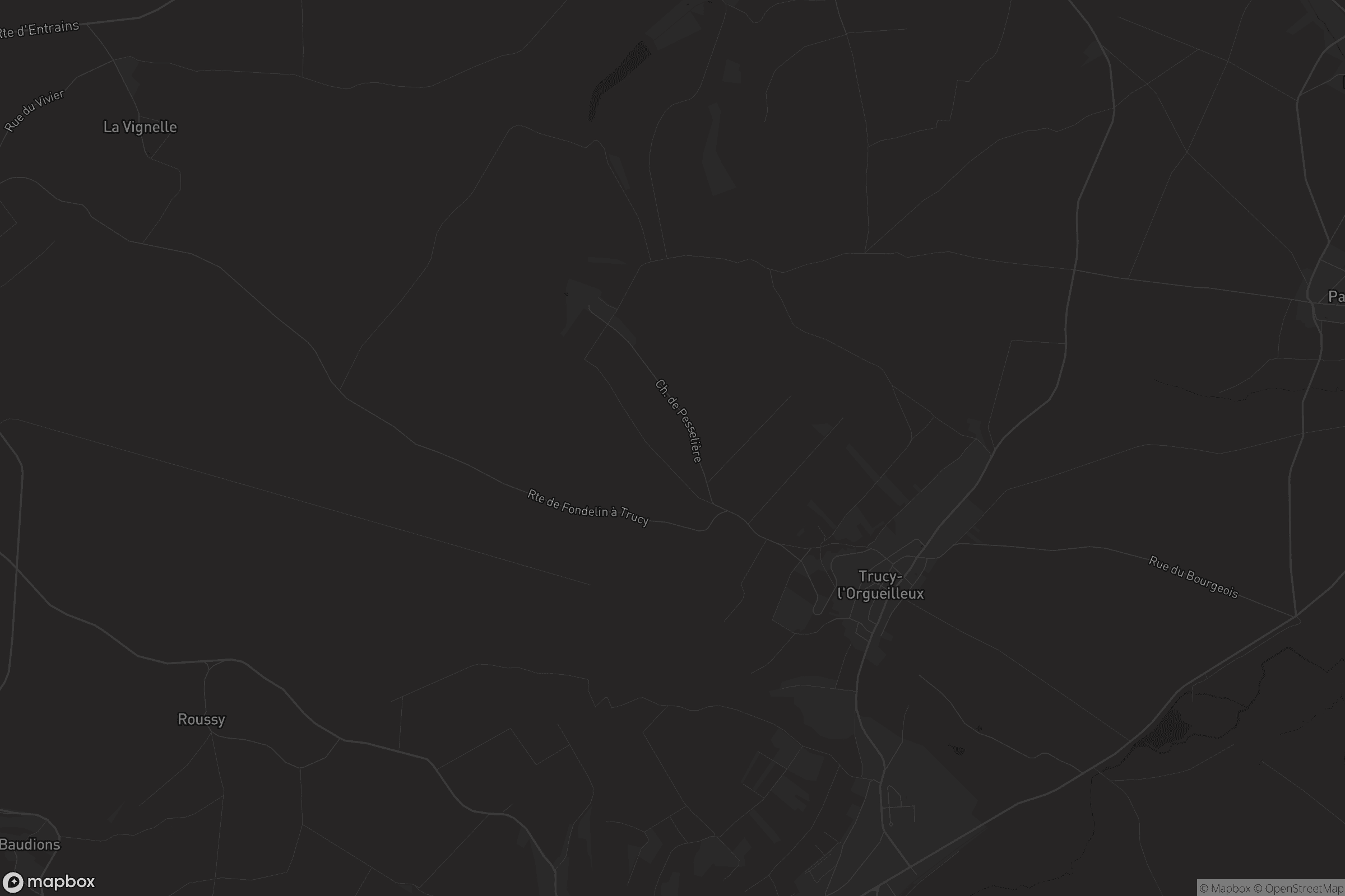 Carte de Trucy-l'Orgueilleux