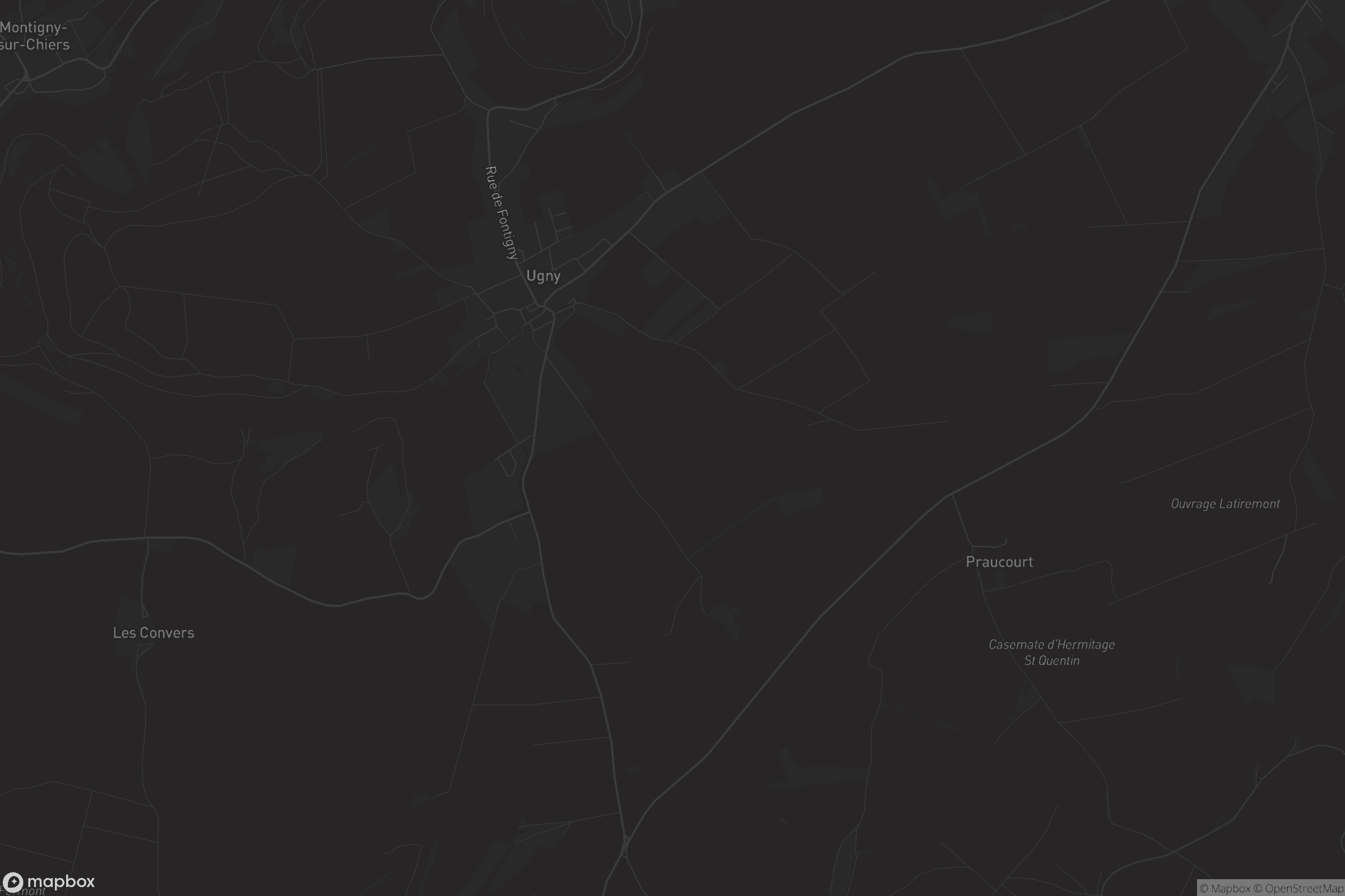 Carte de Ugny