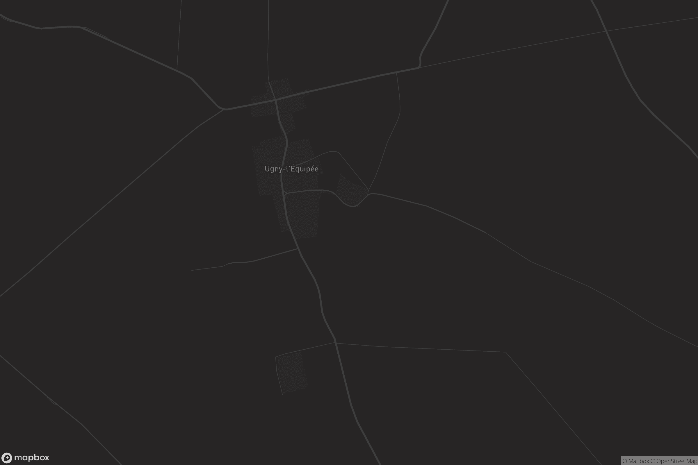 Carte de Ugny-l'Équipée