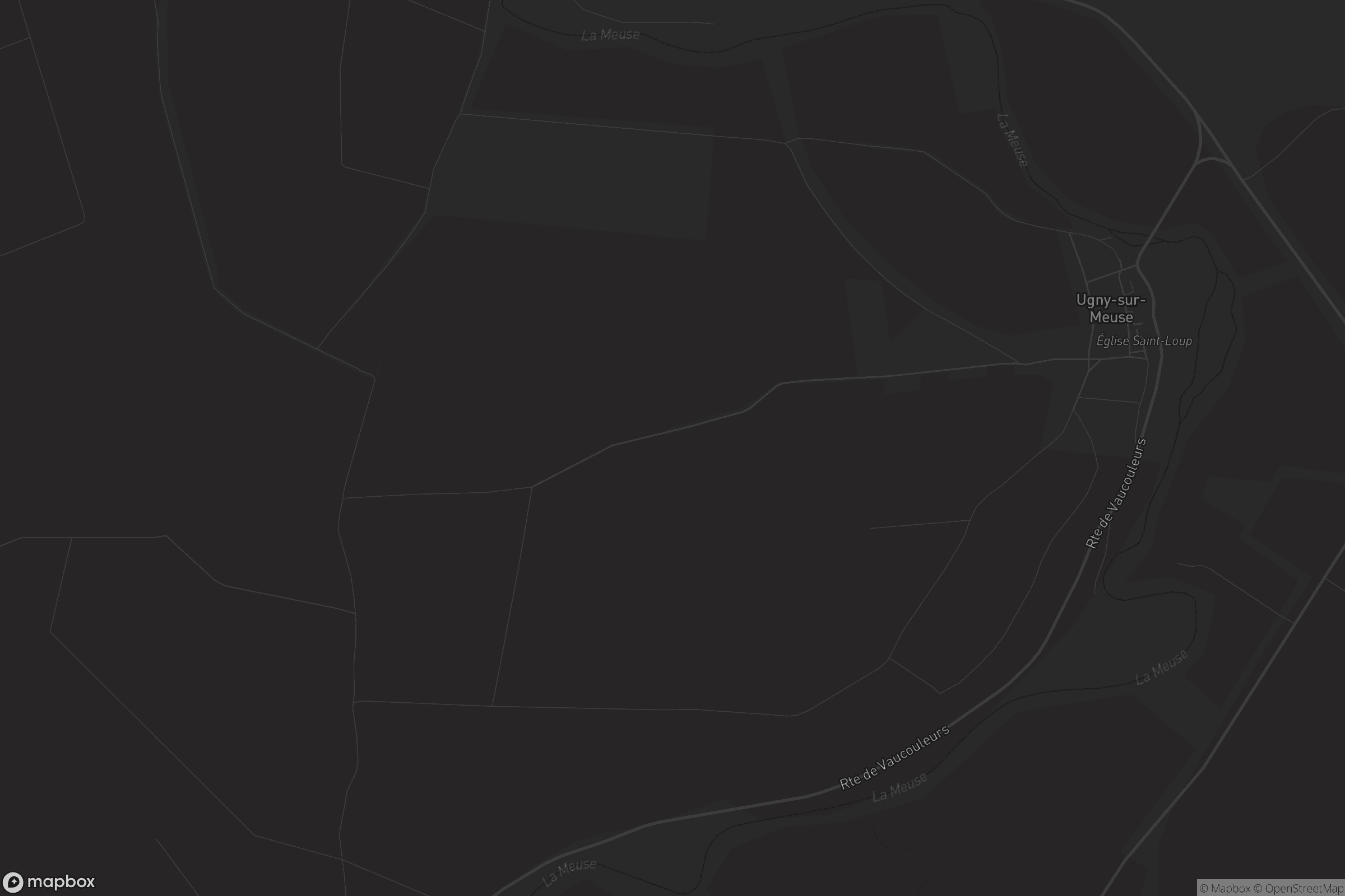 Carte de Ugny-sur-Meuse
