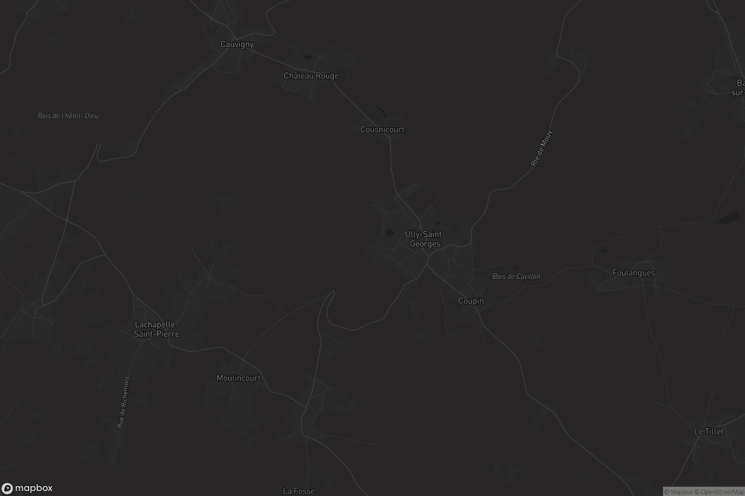 Carte de Ully-Saint-Georges