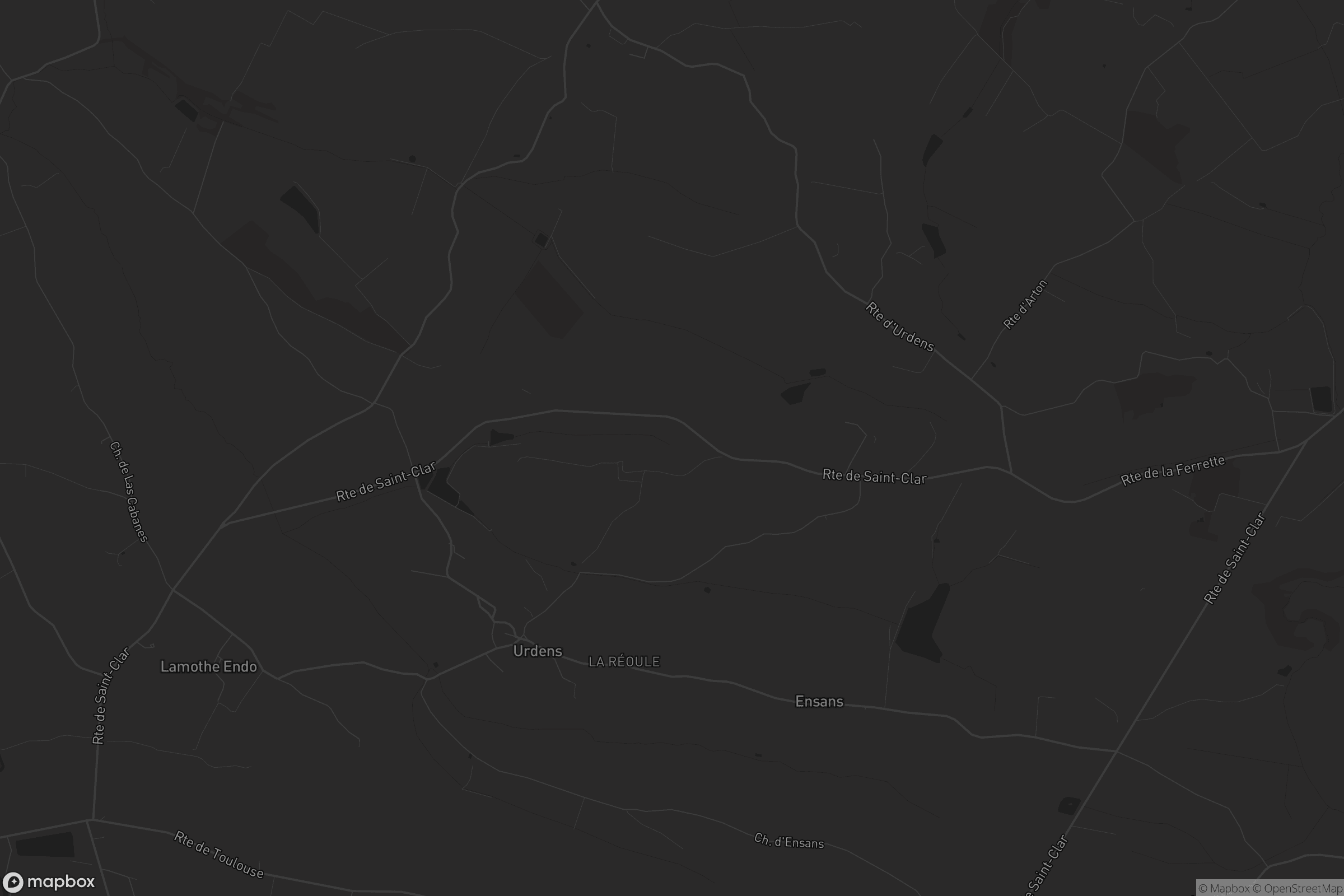 Carte de Urdens