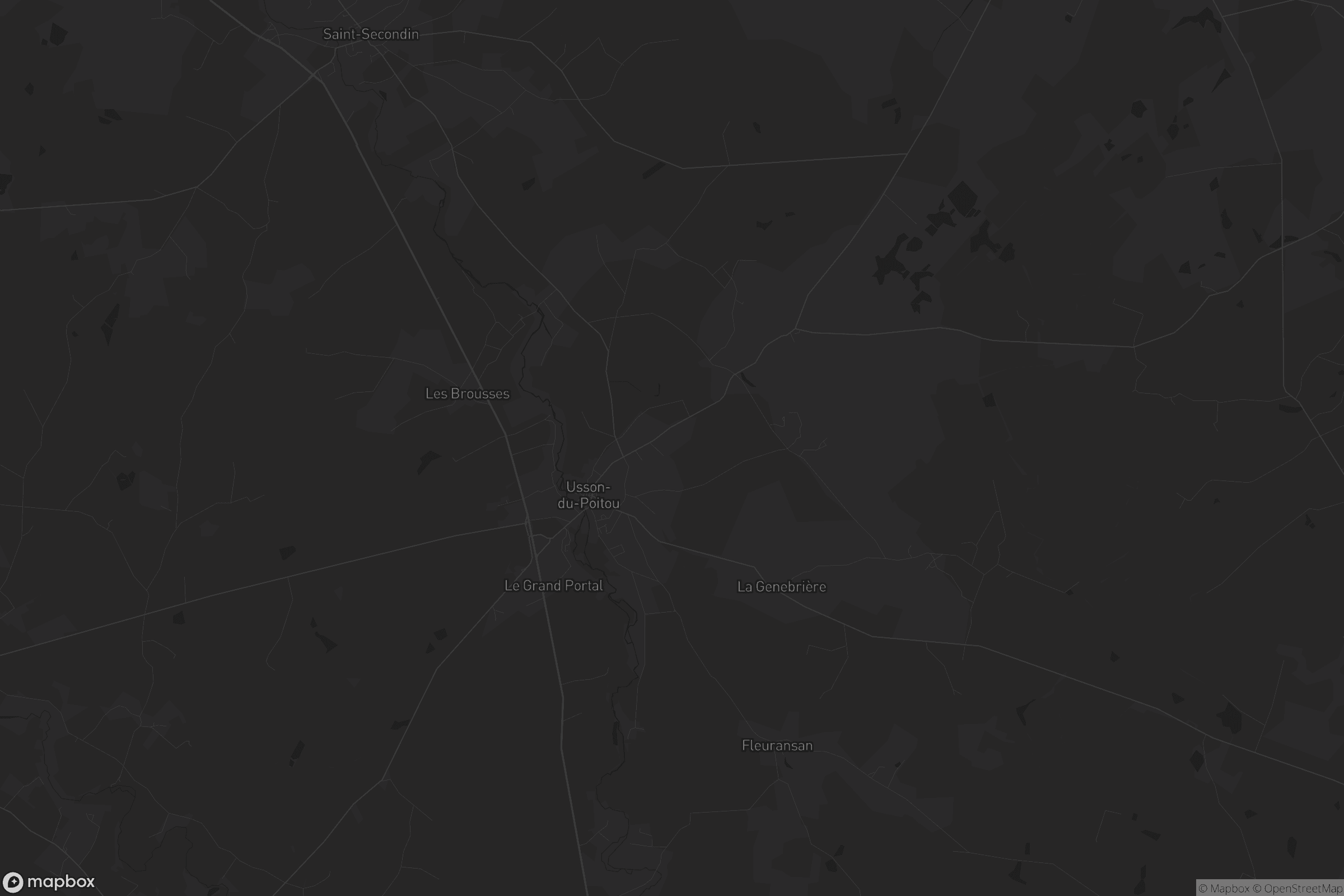 Carte de Usson-du-Poitou