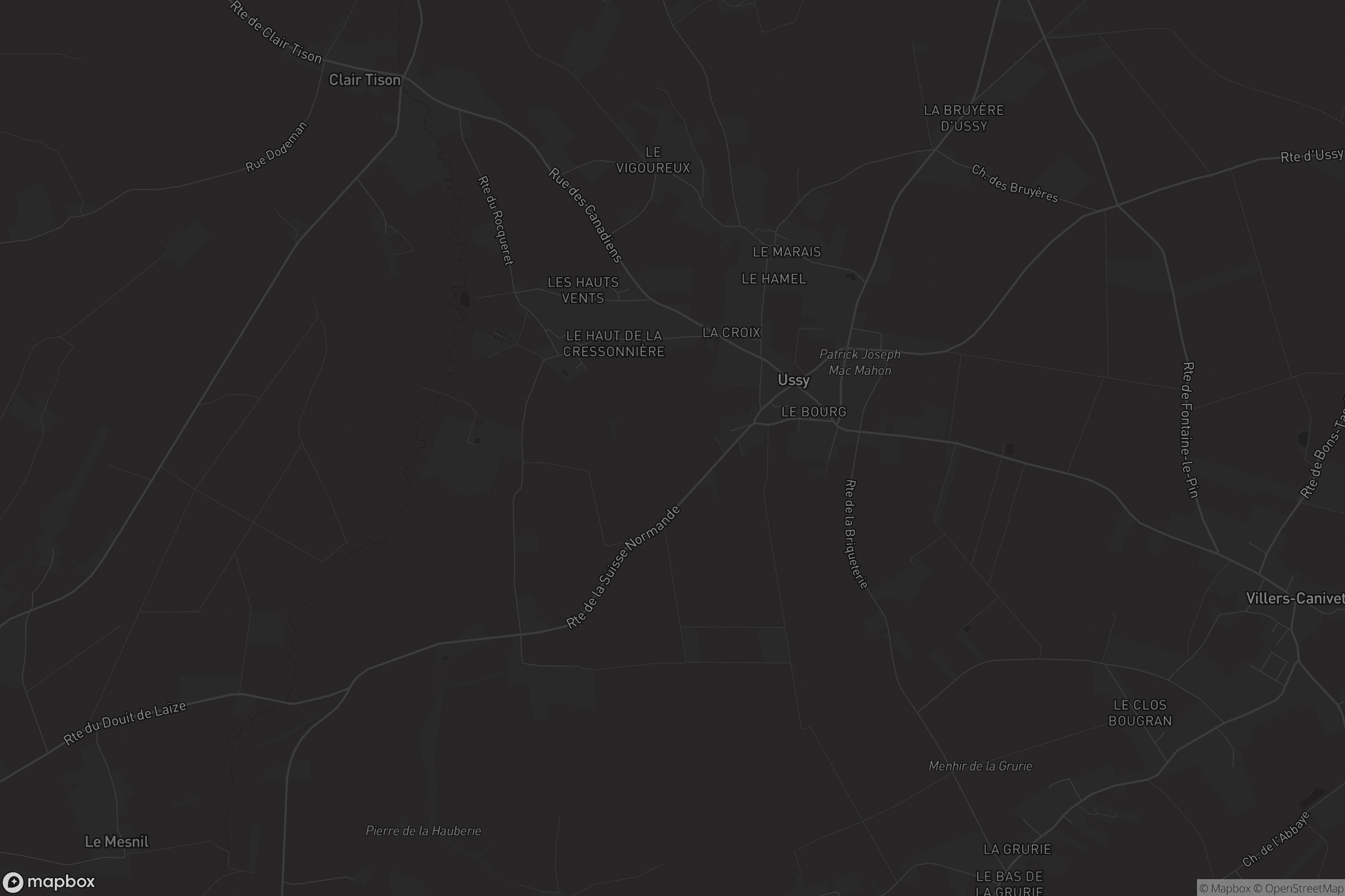 Carte de Ussy