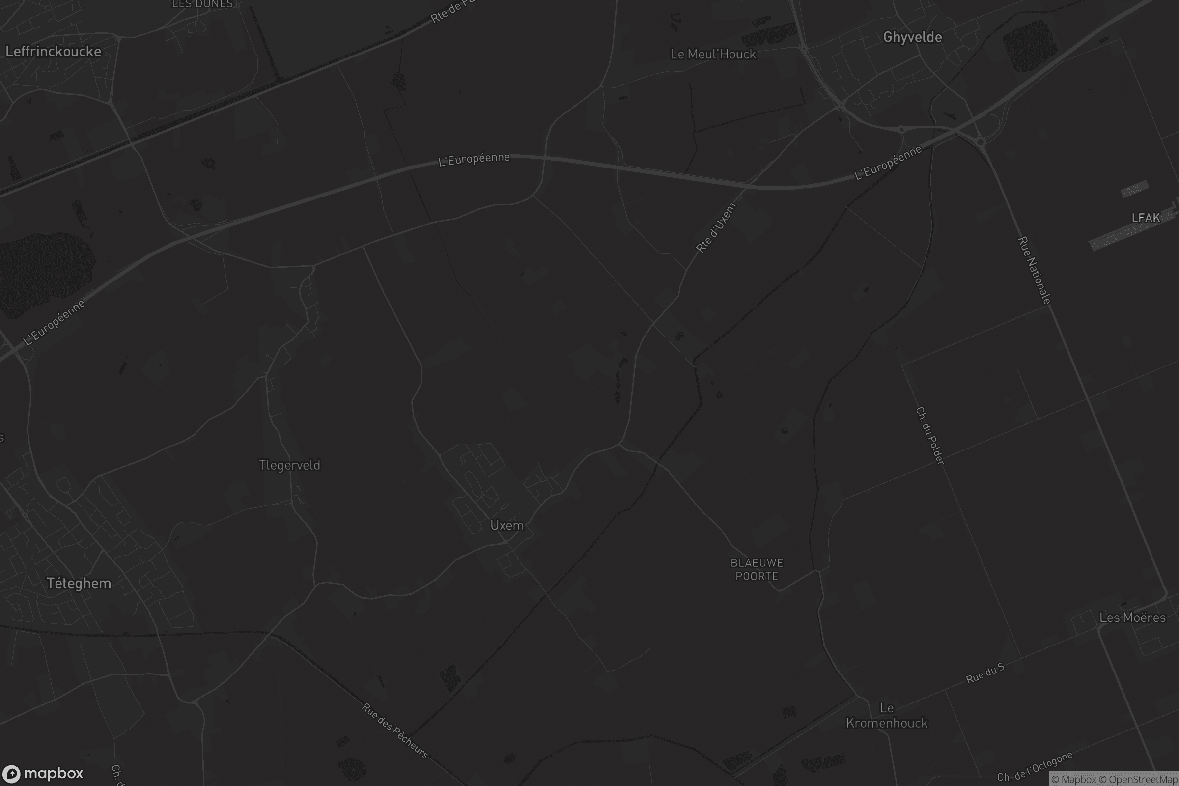 Carte de Uxem