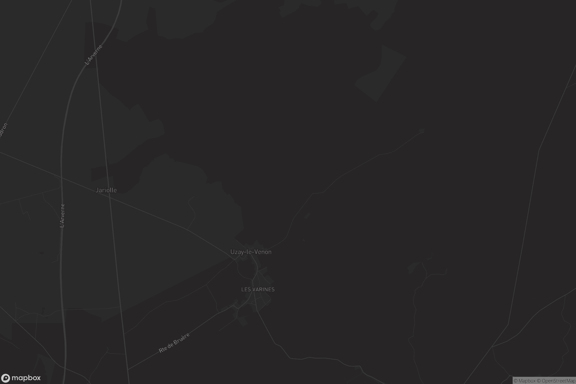 Carte de Uzay-le-Venon