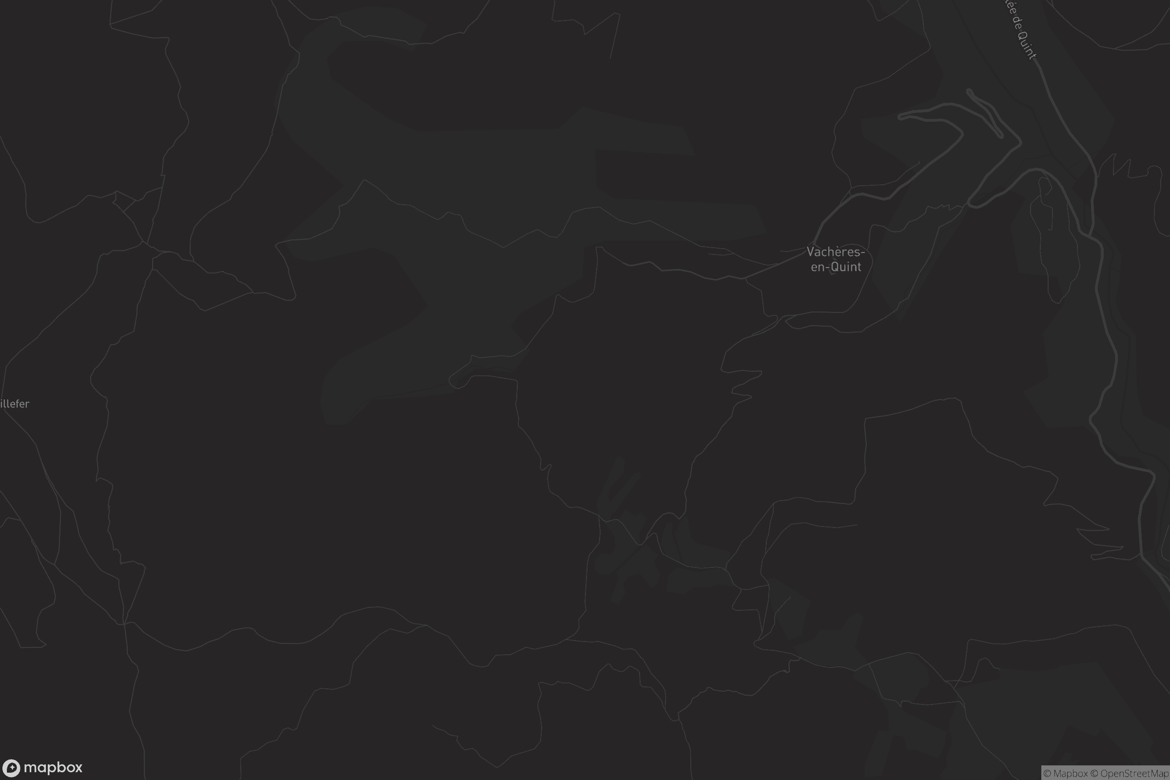 Carte de Vachères-en-Quint