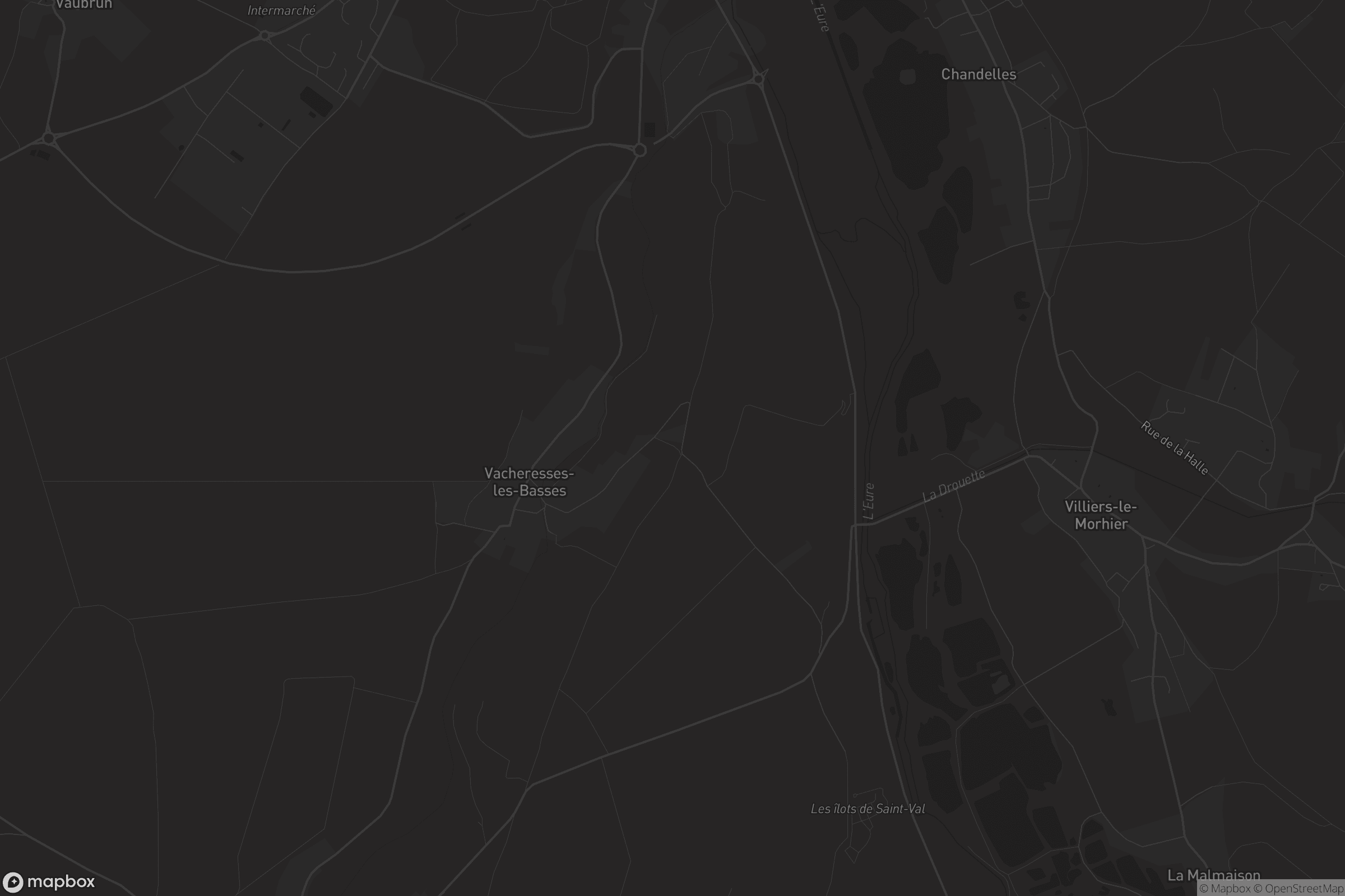 Carte de Vacheresses-les-Basses