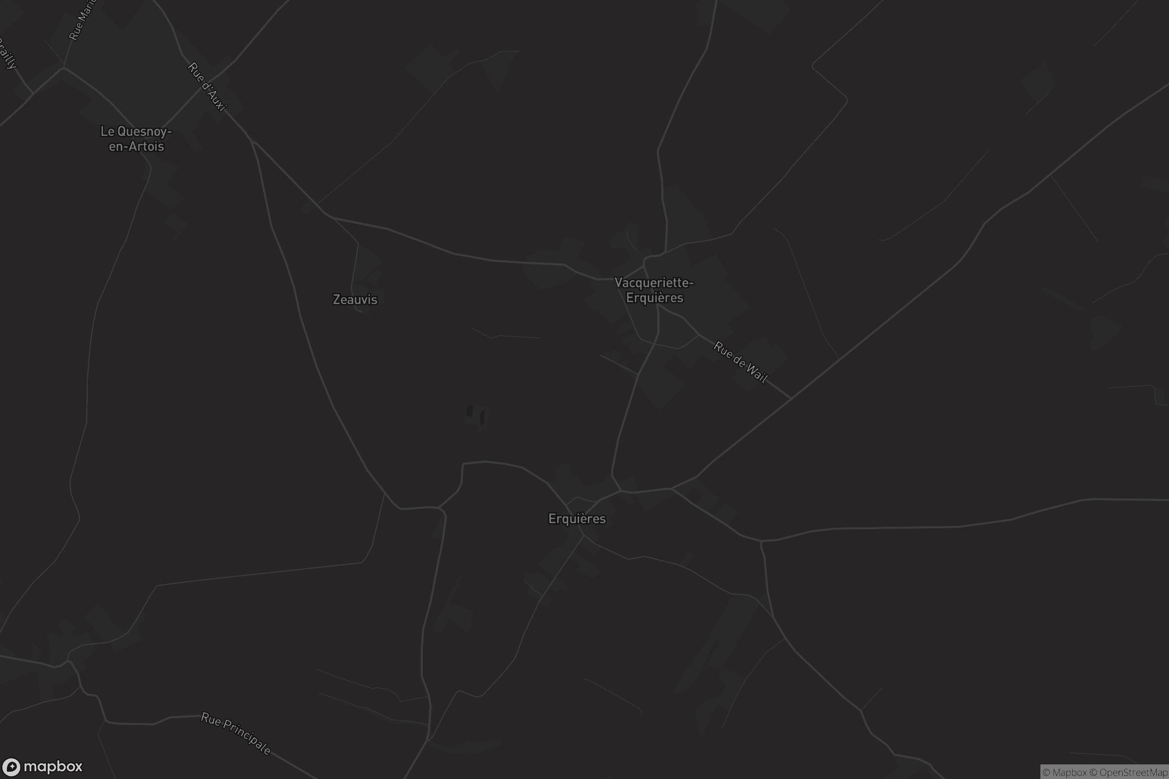 Carte de Vacqueriette-Erquières