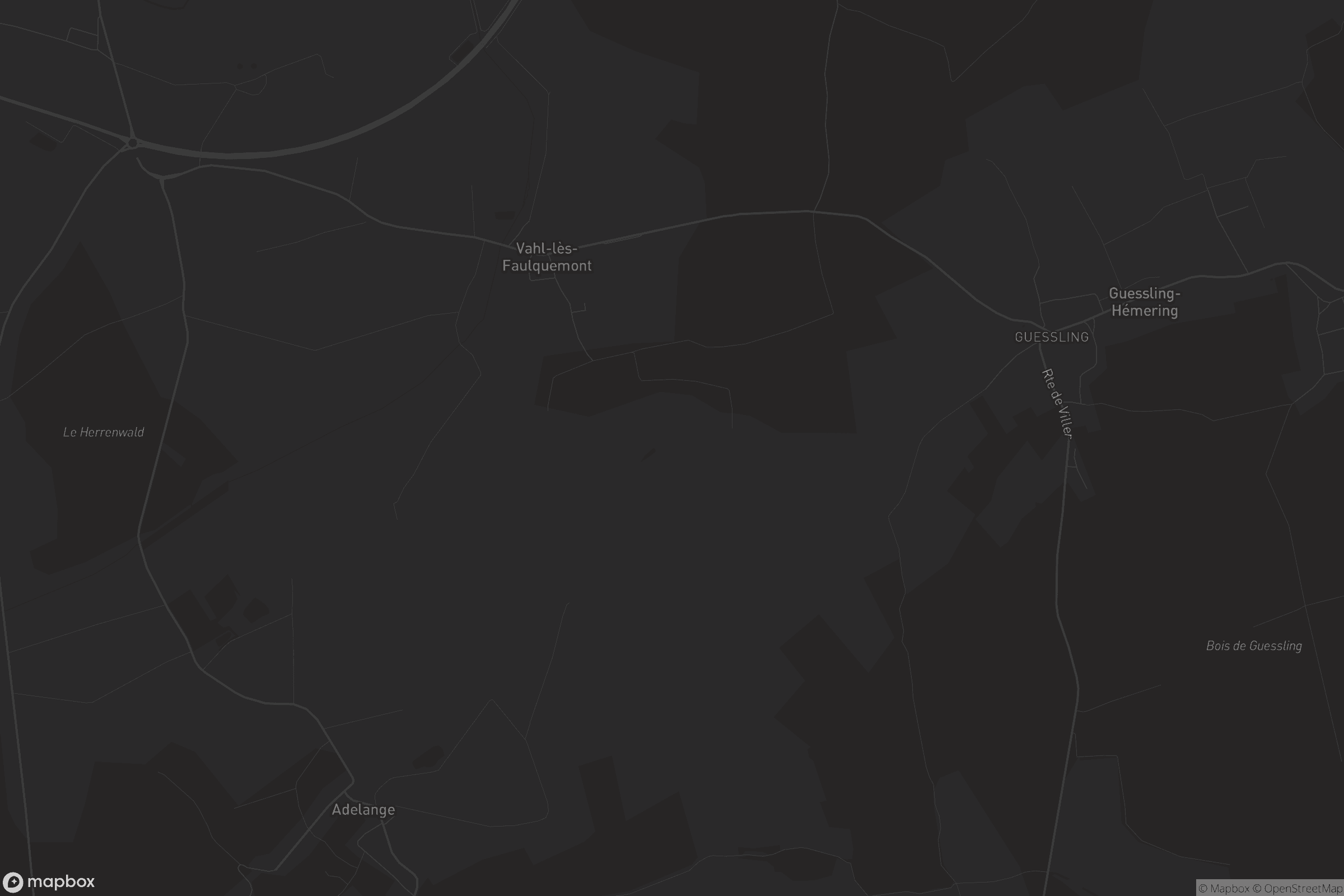 Carte de Vahl-lès-Faulquemont