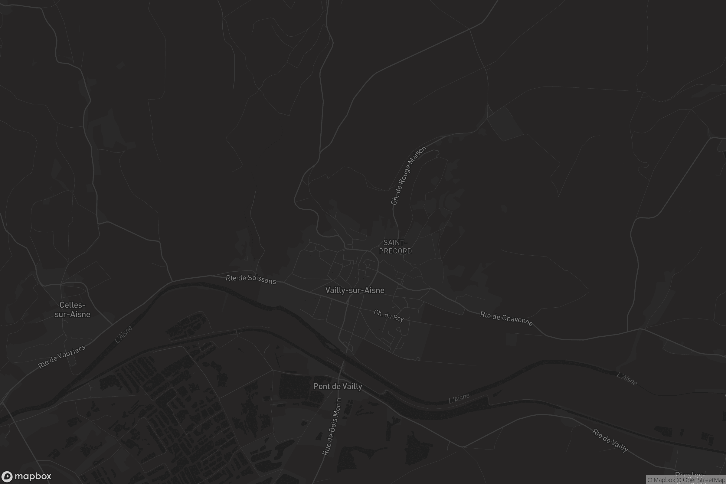 Carte de Vailly-sur-Aisne