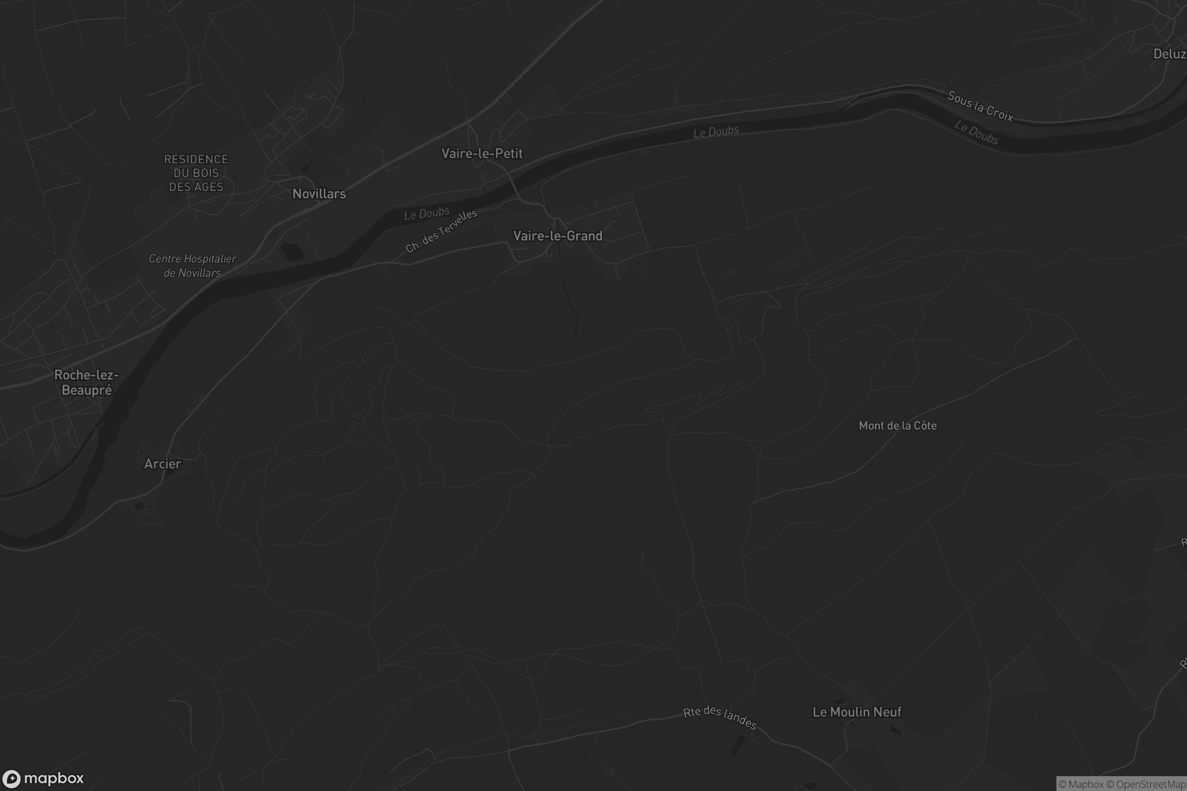 Carte de Vaire-Arcier