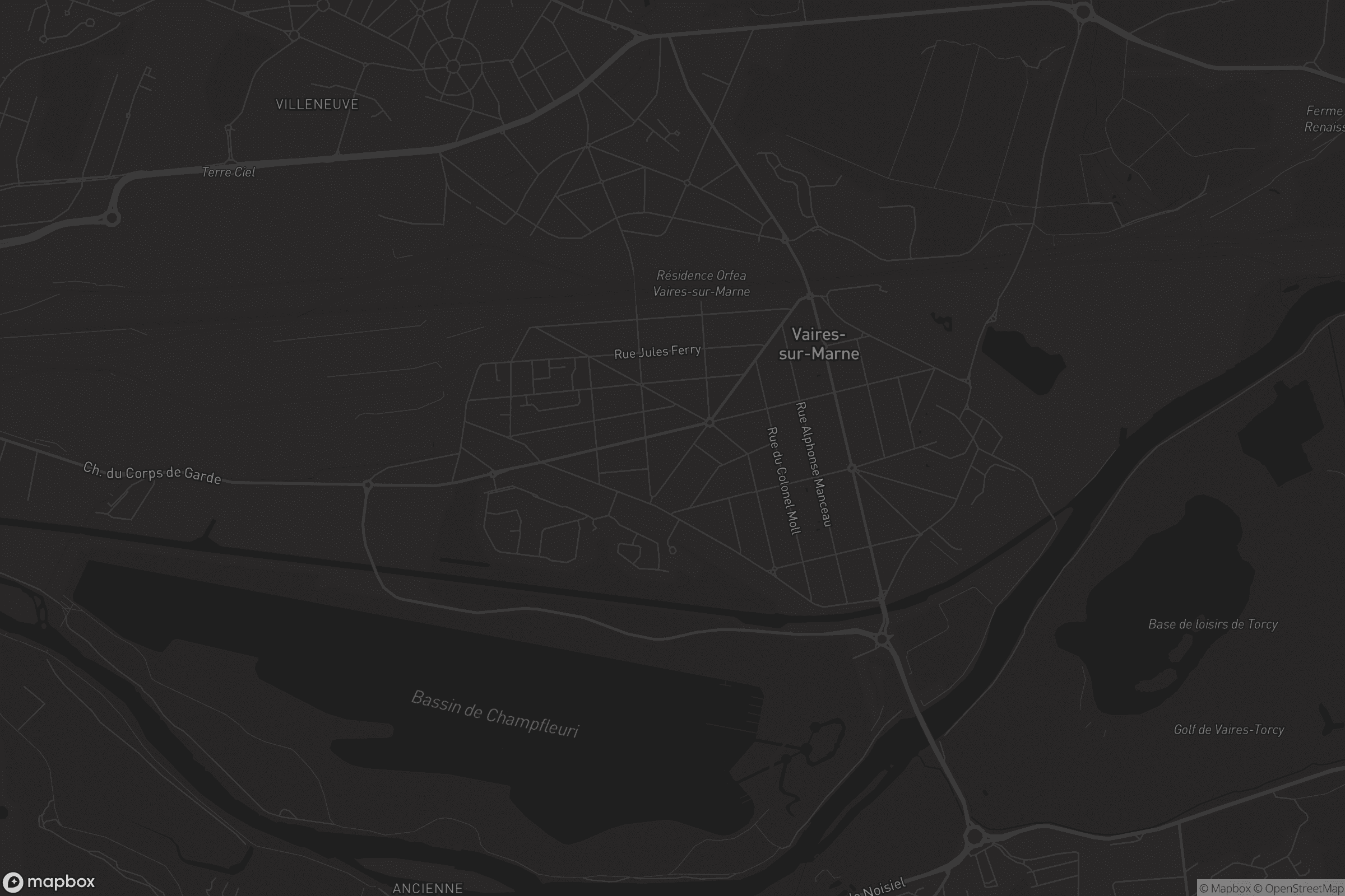 Carte de Vaires-sur-Marne