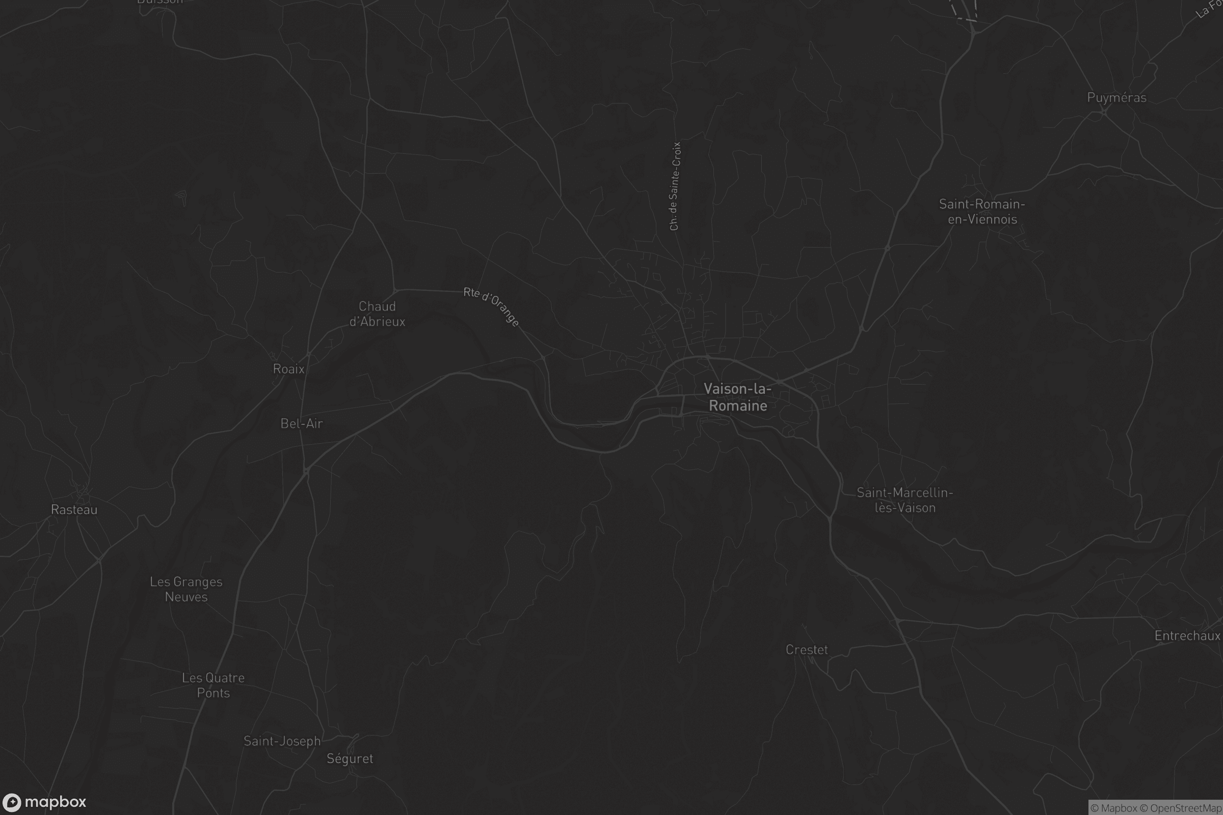 Carte de Vaison-la-Romaine