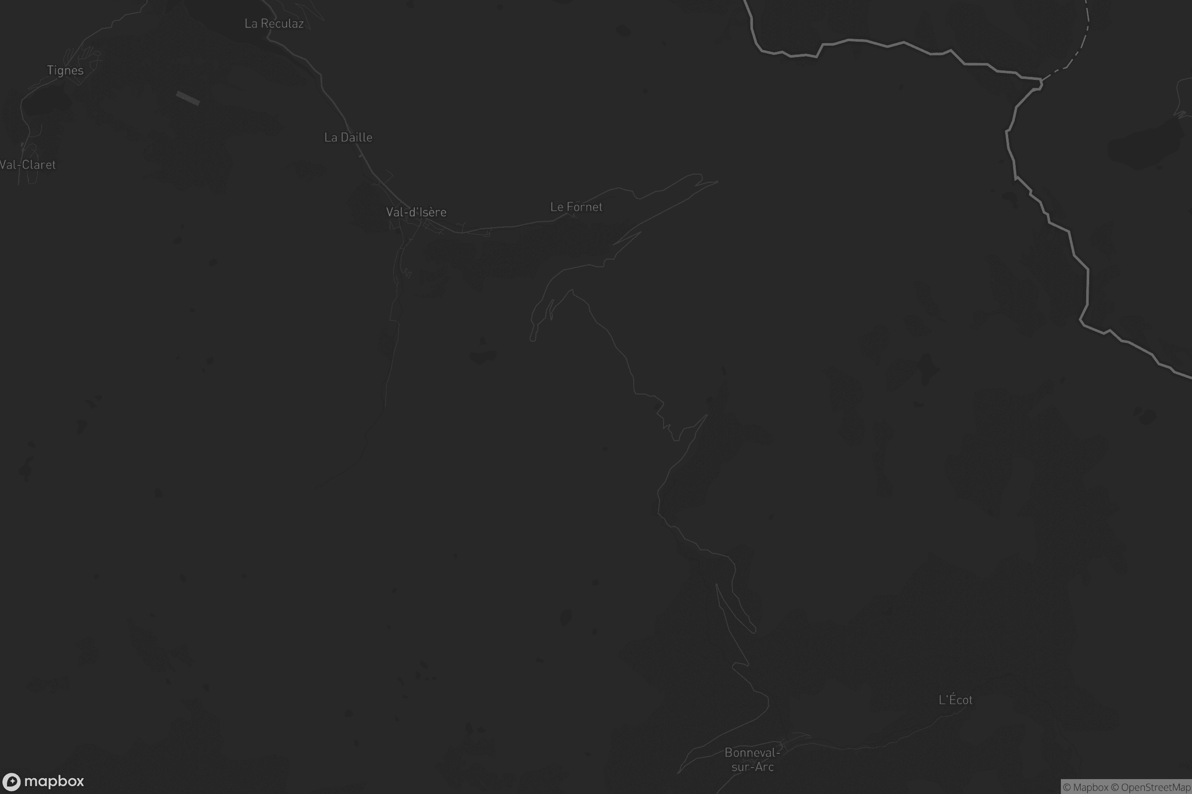 Carte de Val-d'Isère