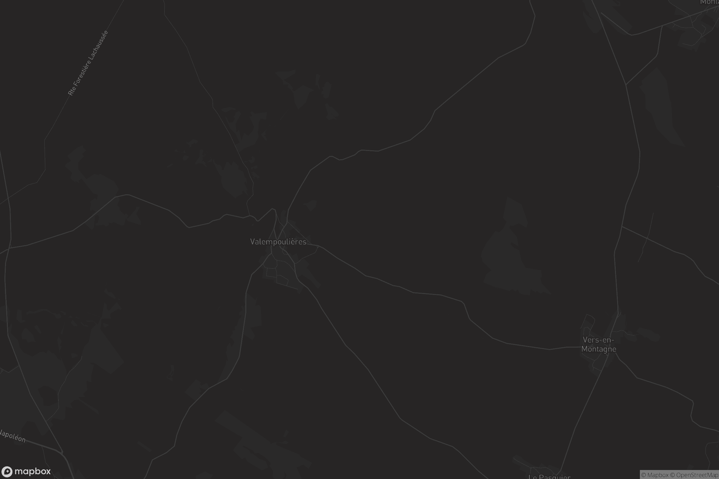 Carte de Valempoulières