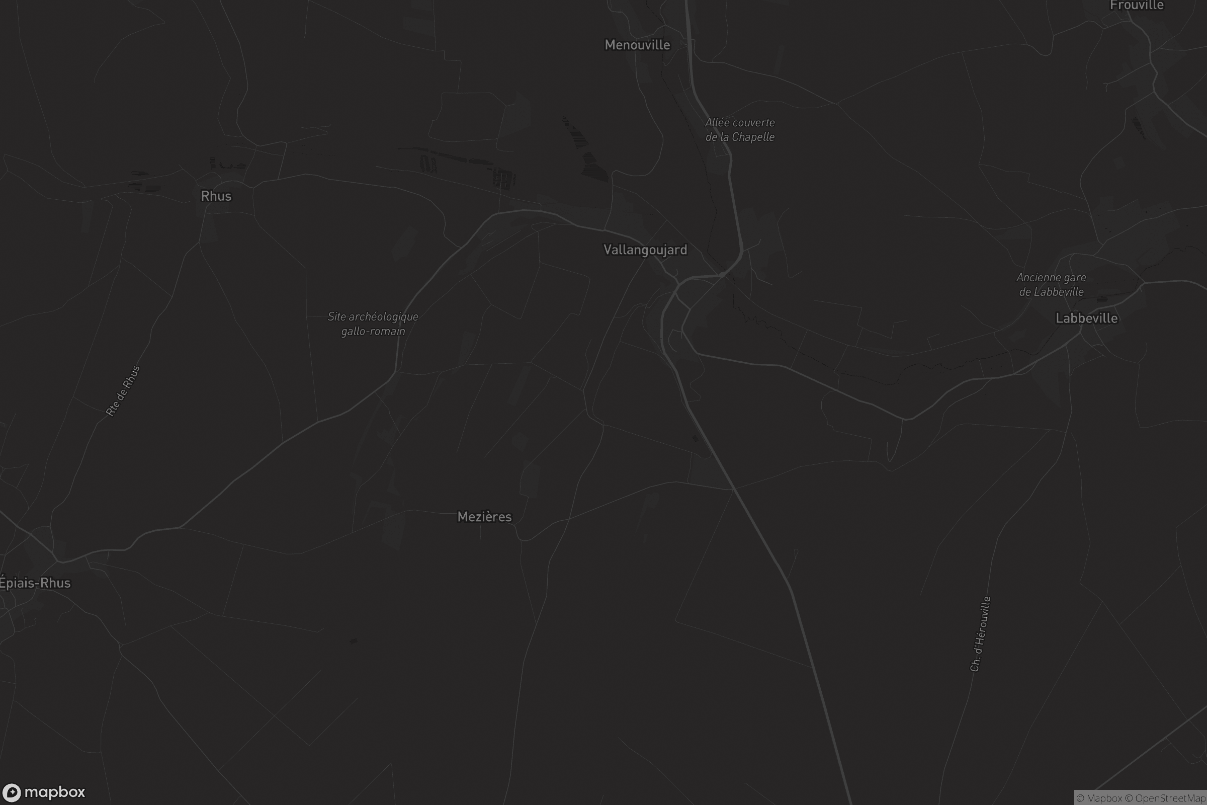 Carte de Vallangoujard