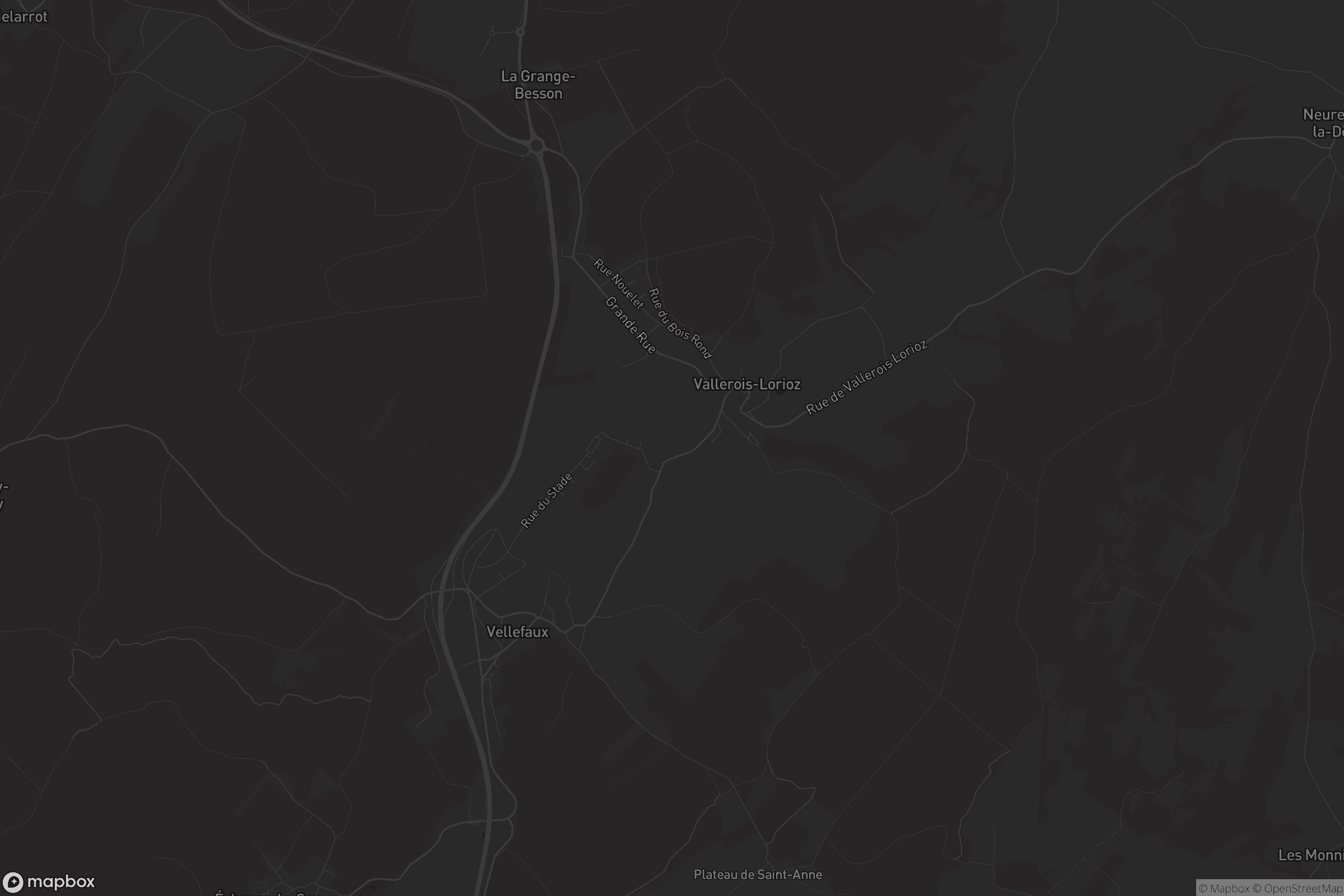 Carte de Vallerois-Lorioz