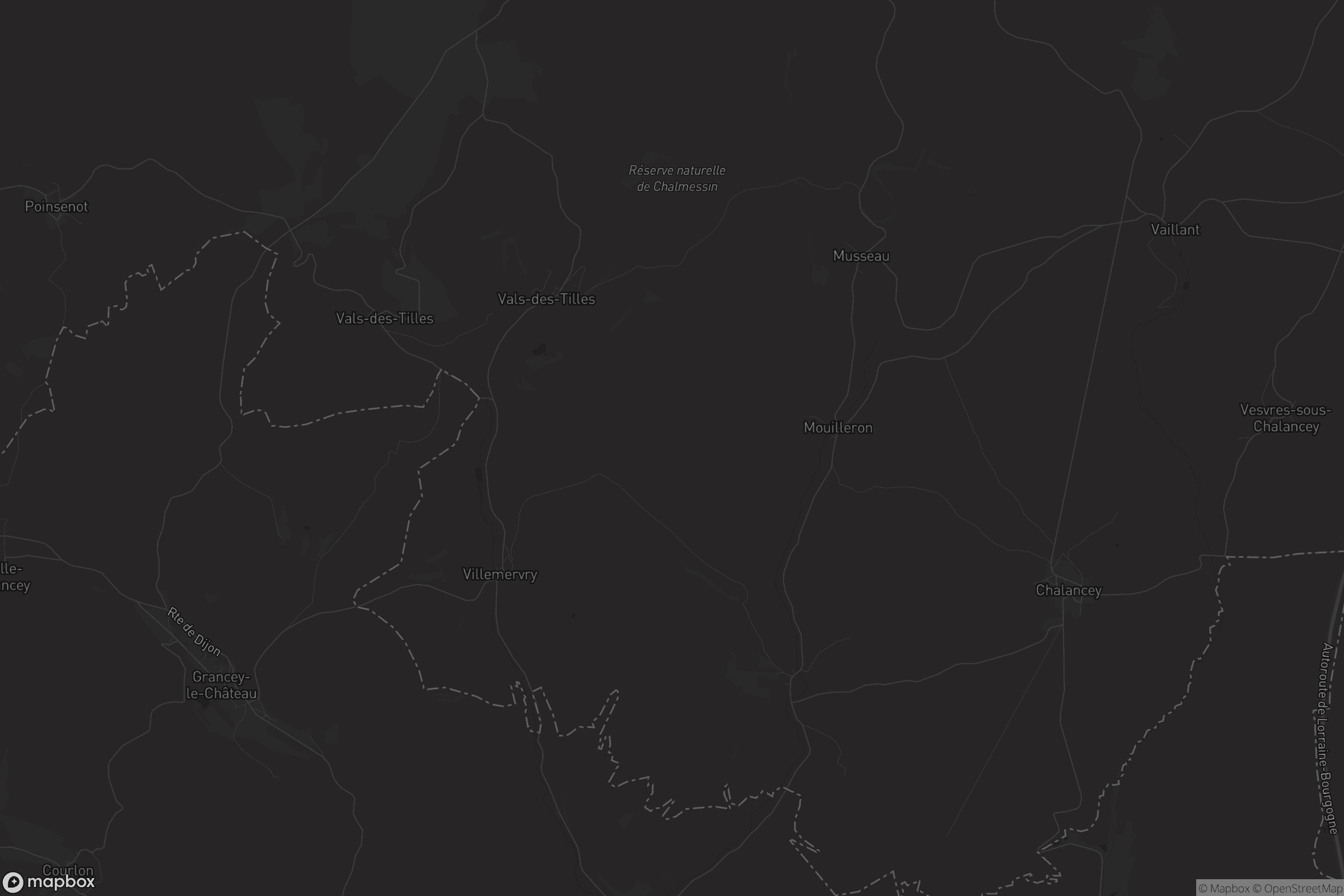 Carte de Vals-des-Tilles