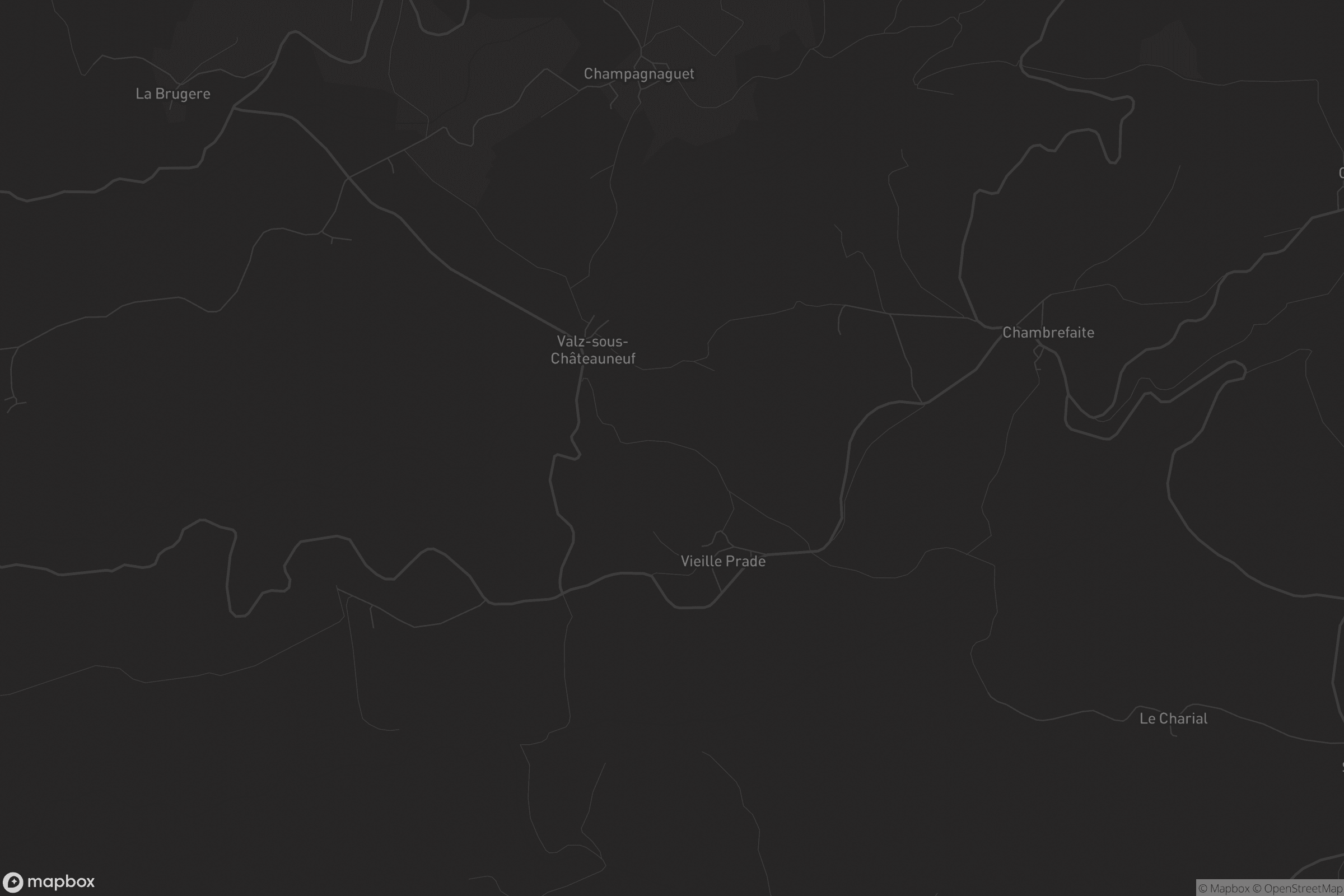 Carte de Valz-sous-Châteauneuf