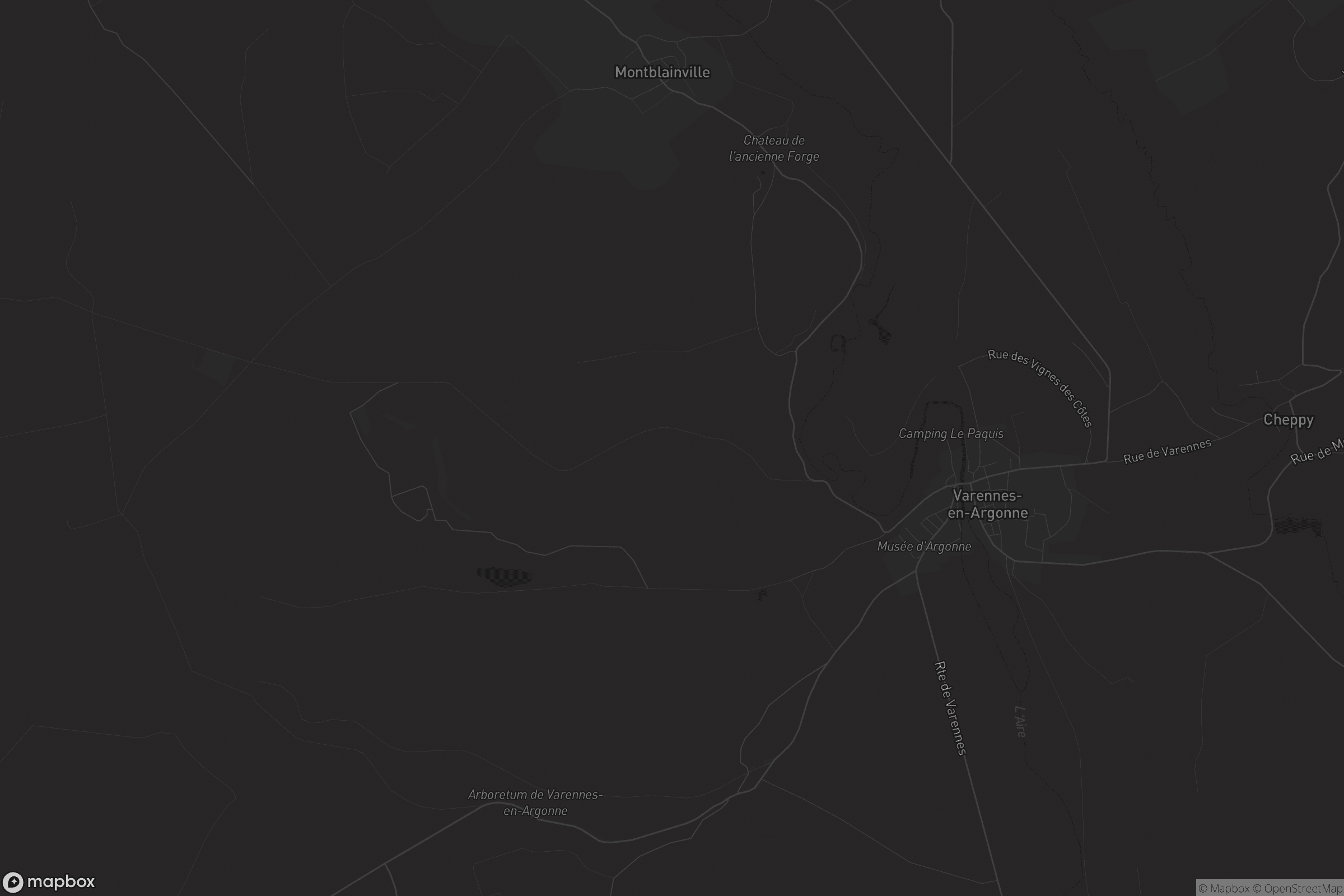 Carte de Varennes-en-Argonne