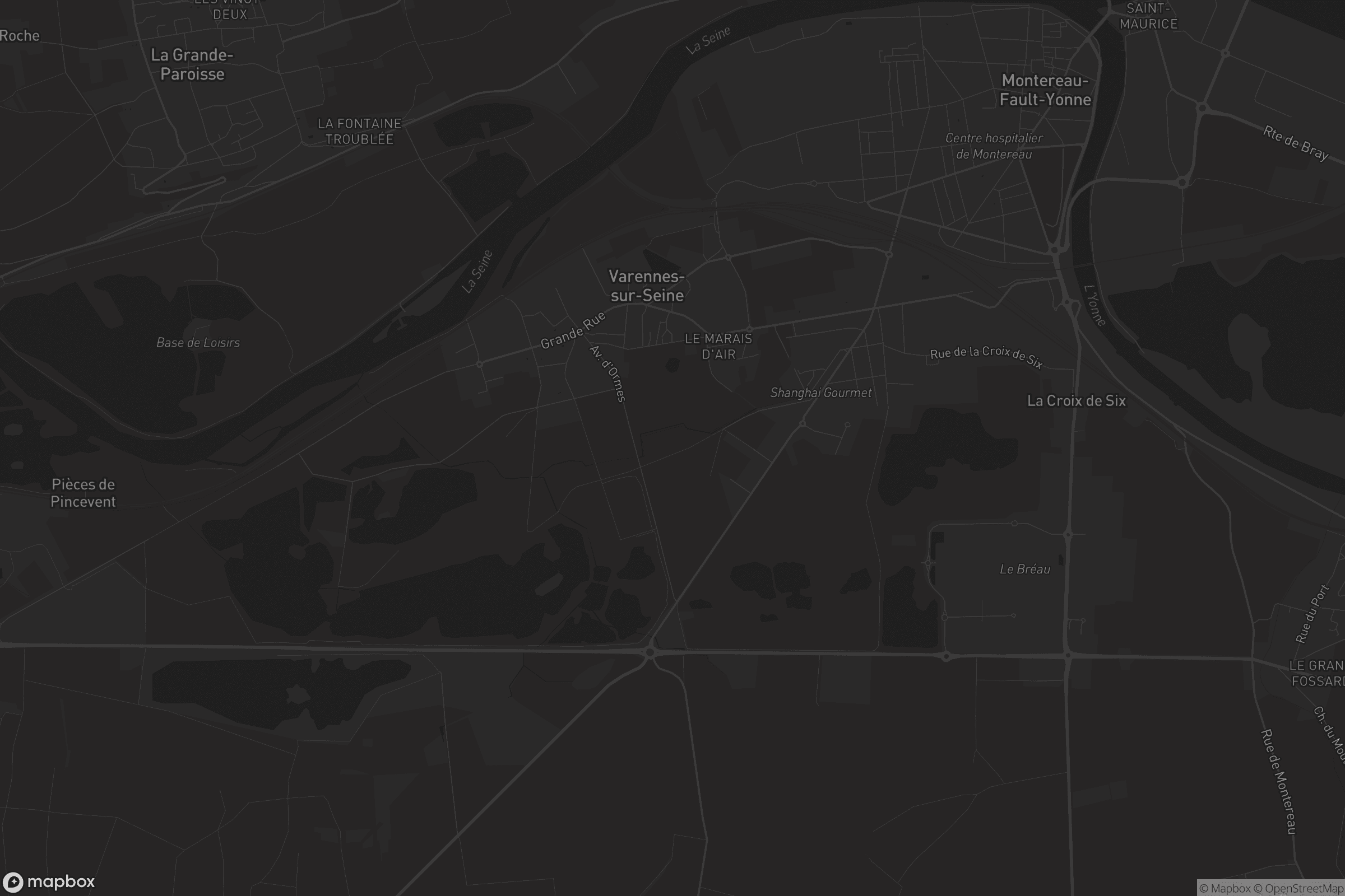 Carte de Varennes-sur-Seine