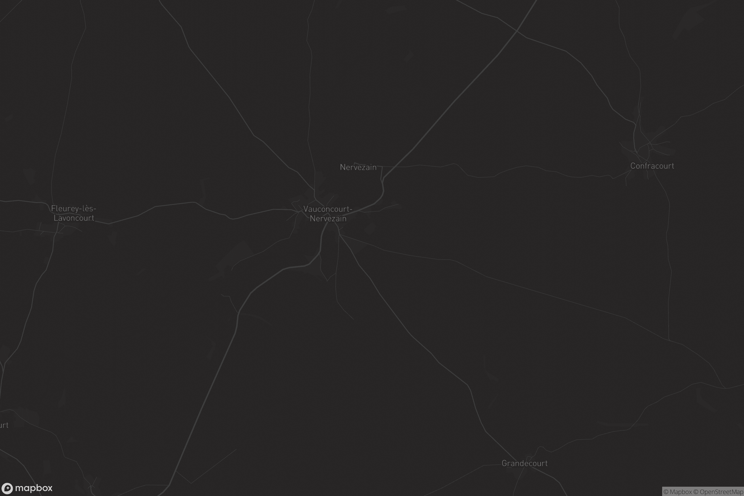 Carte de Vauconcourt-Nervezain