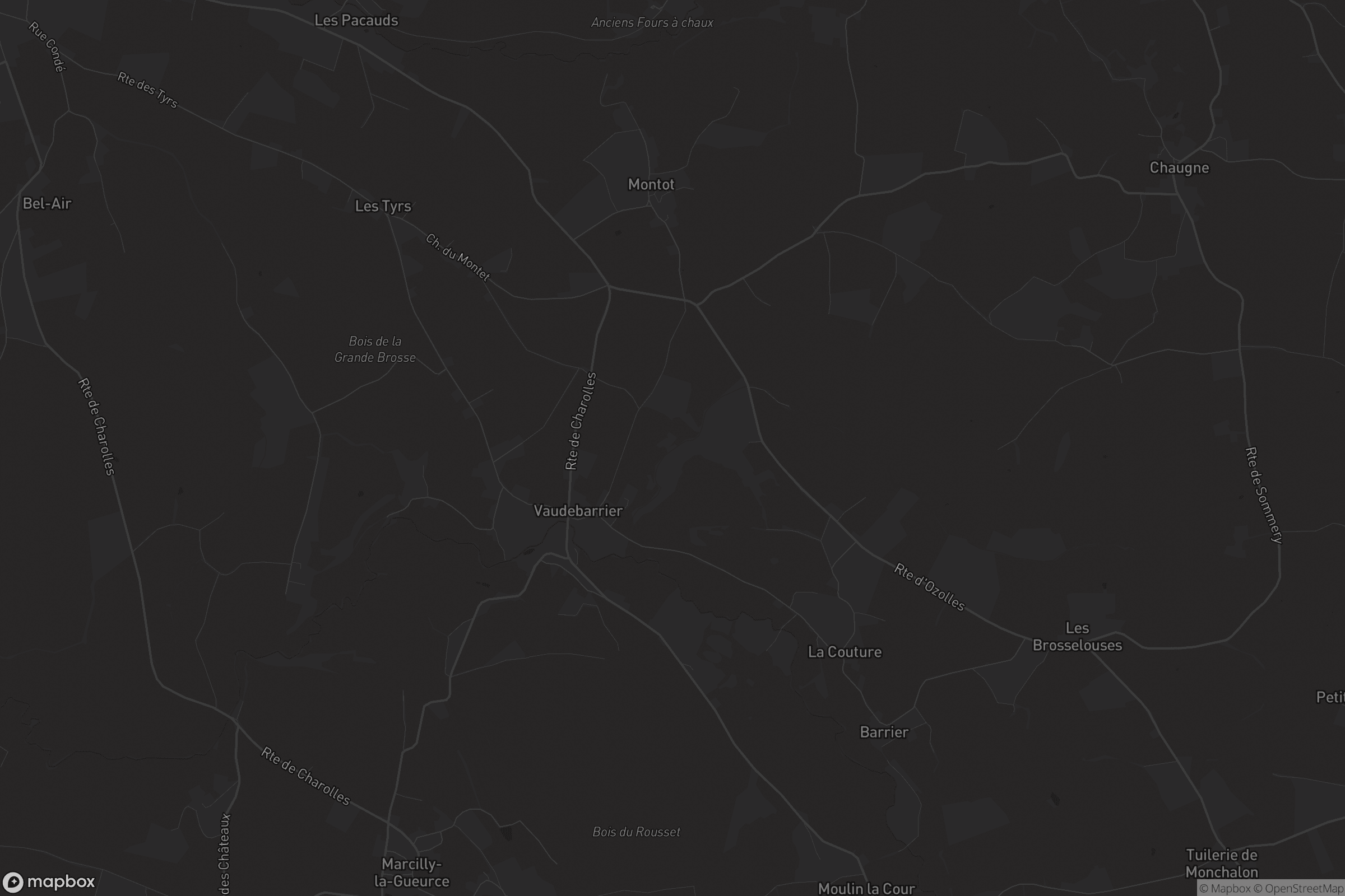 Carte de Vaudebarrier