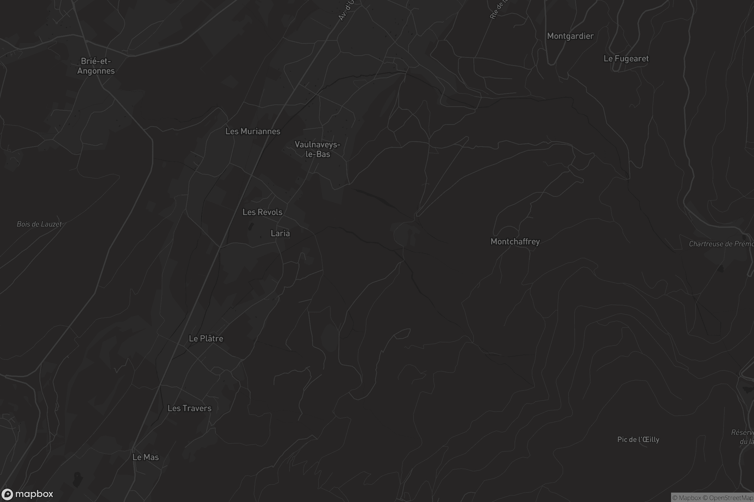 Carte de Vaulnaveys-le-Bas