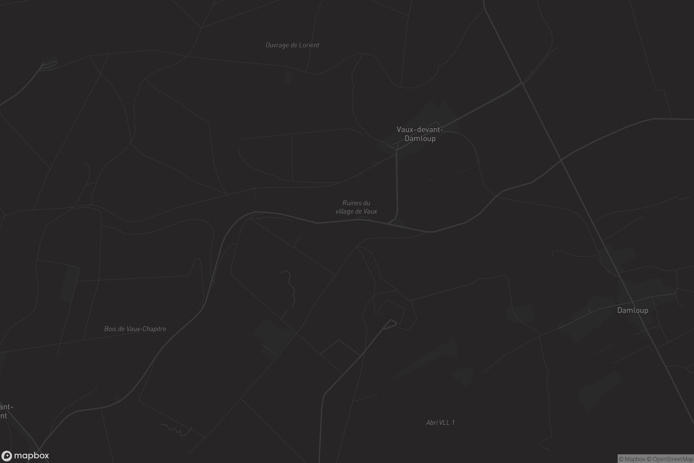 Carte de Vaux-devant-Damloup