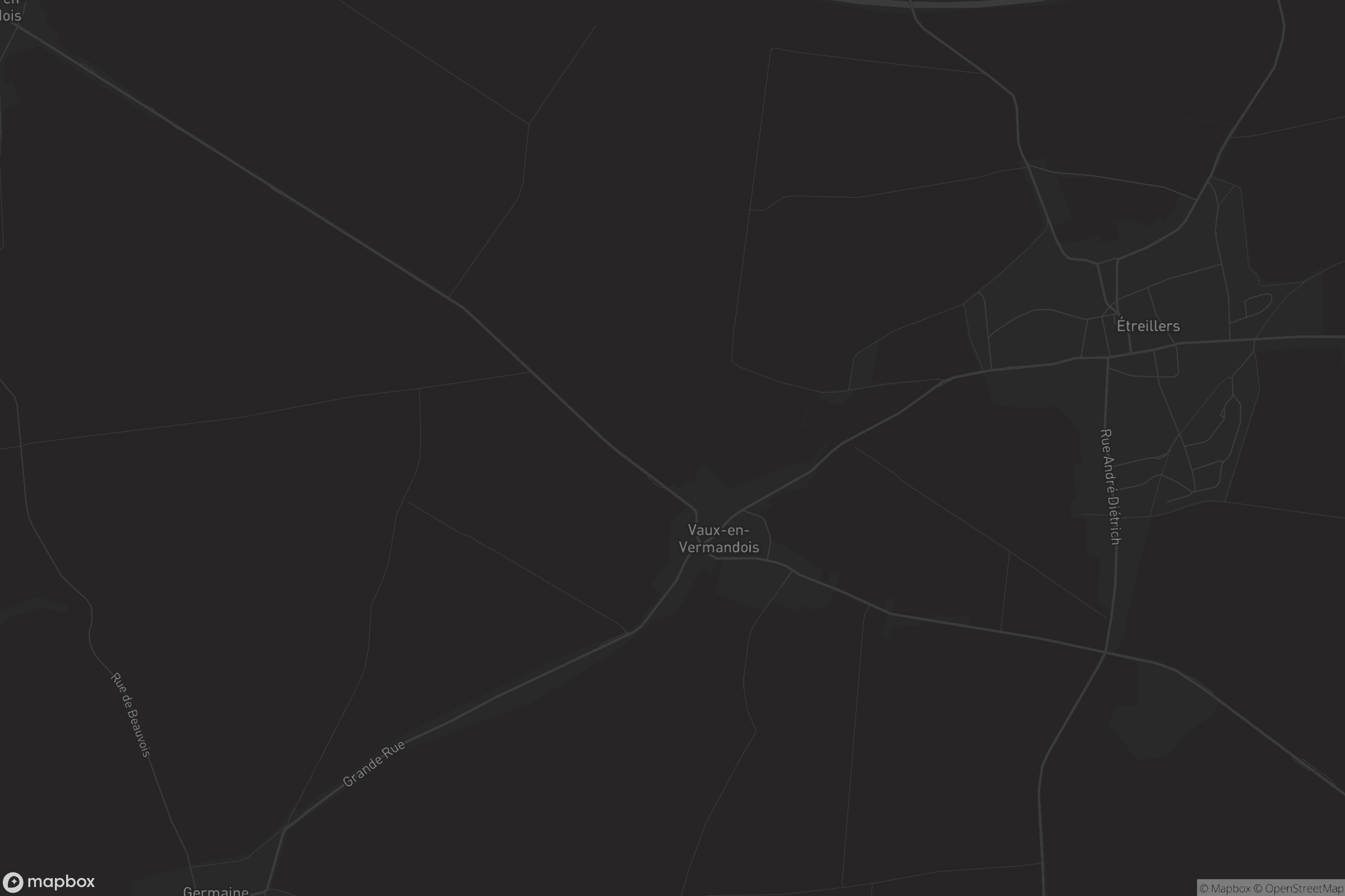 Carte de Vaux-en-Vermandois