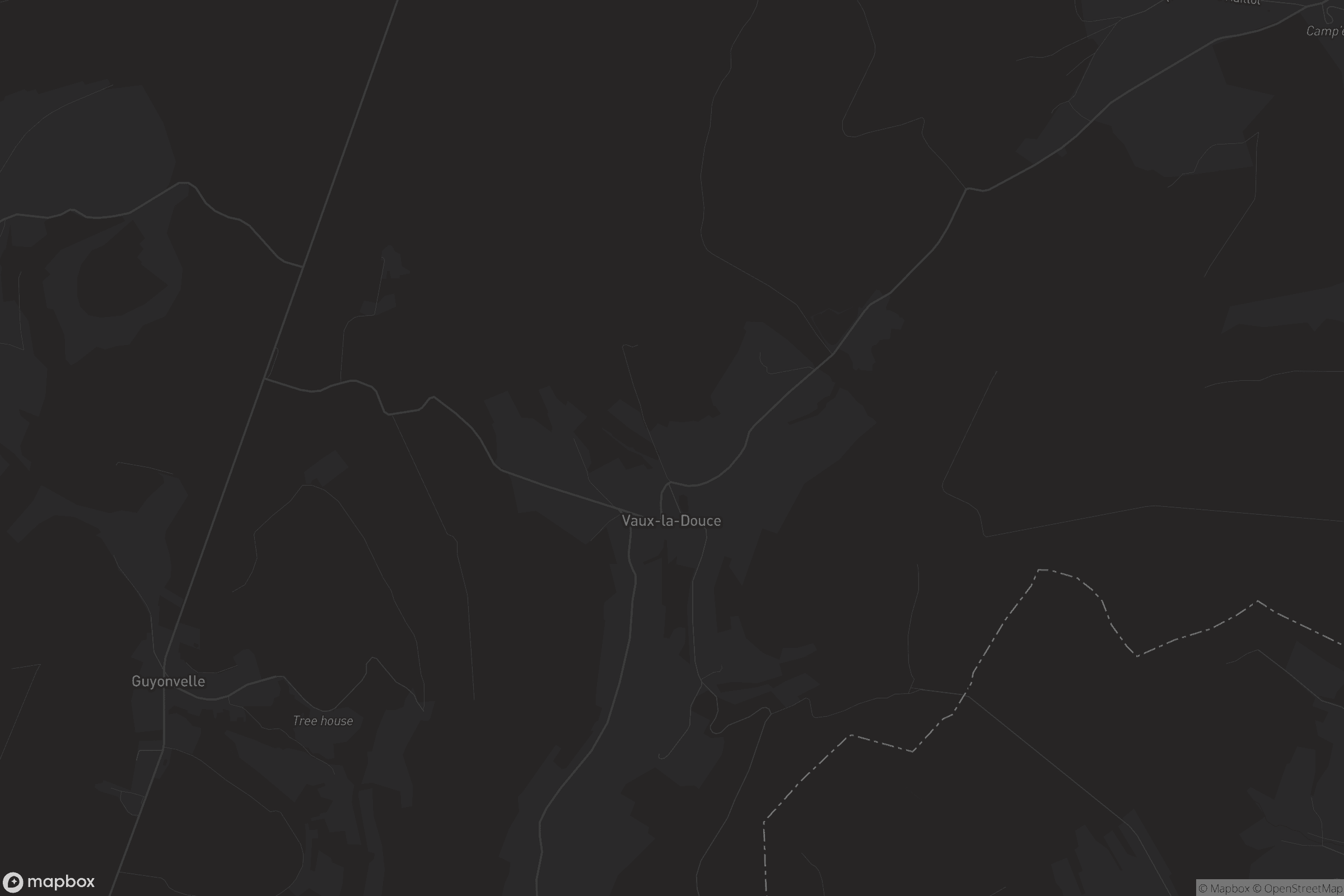 Carte de Vaux-la-Douce