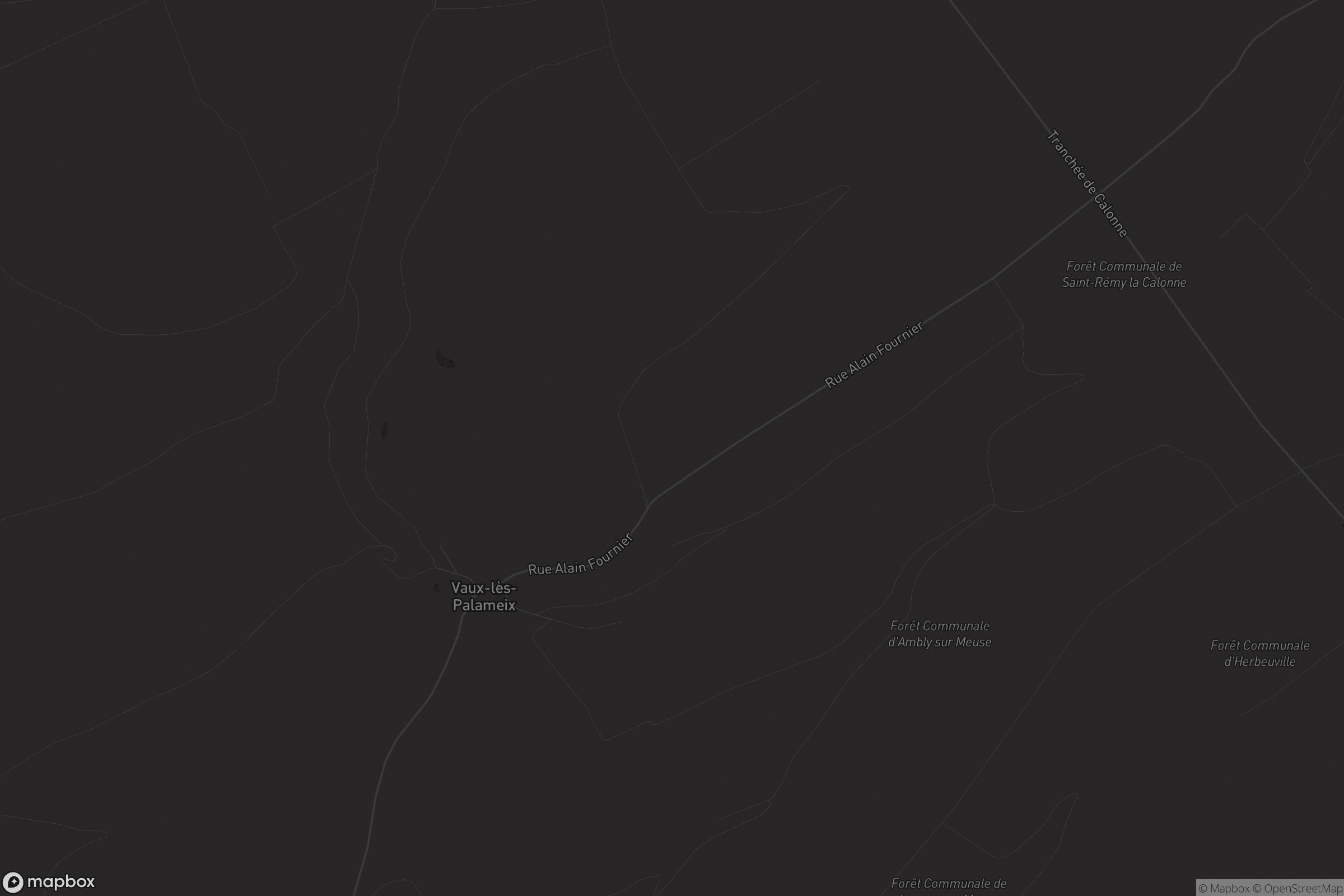 Carte de Vaux-lès-Palameix