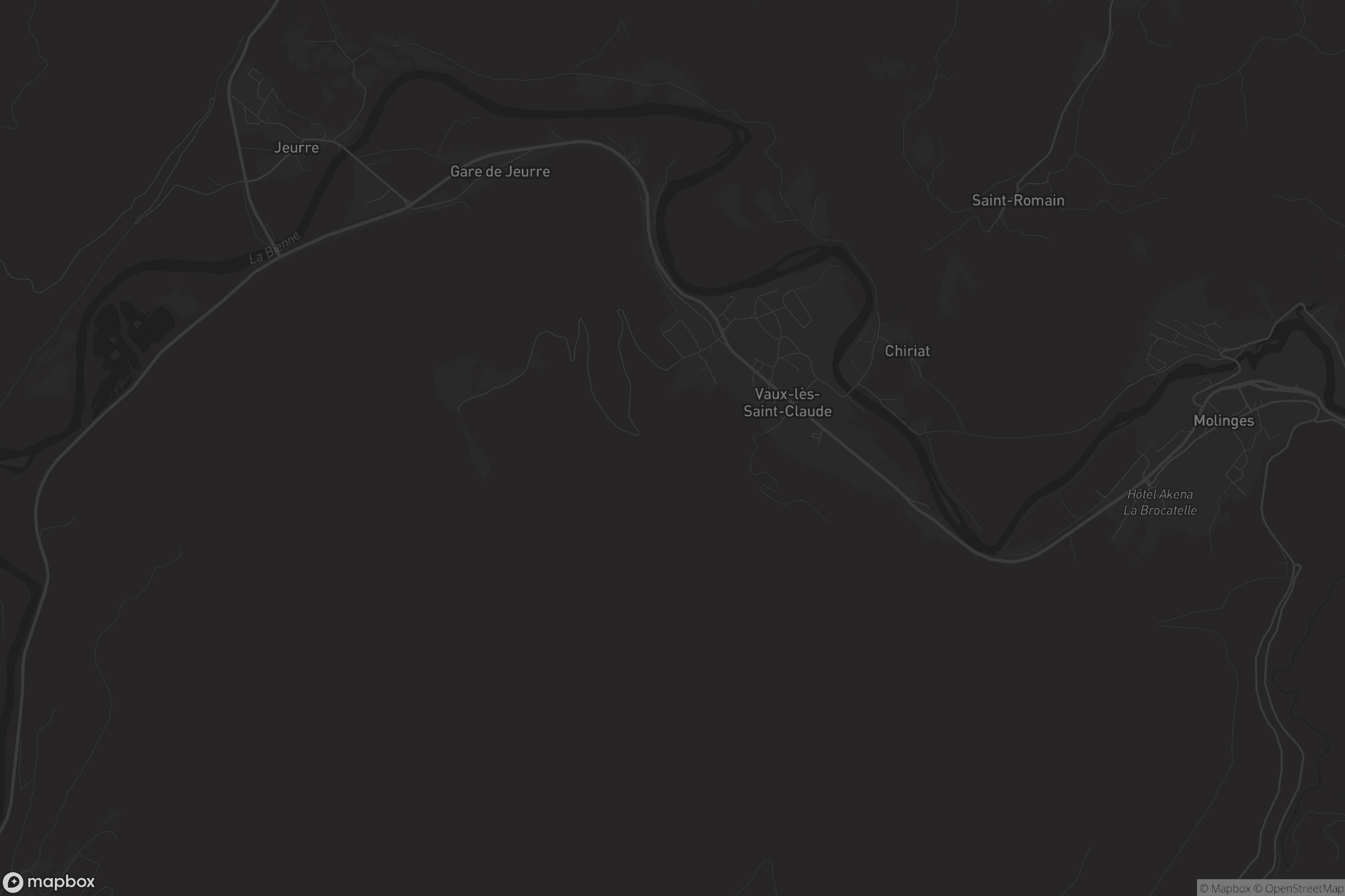 Carte de Vaux-lès-Saint-Claude