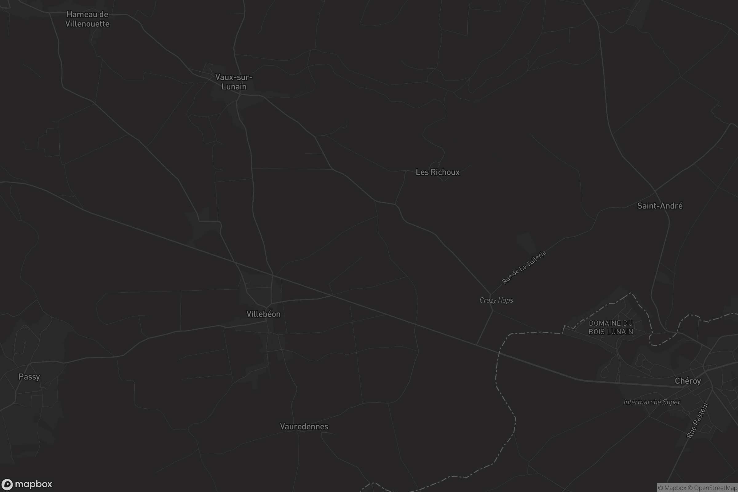 Carte de Vaux-sur-Lunain