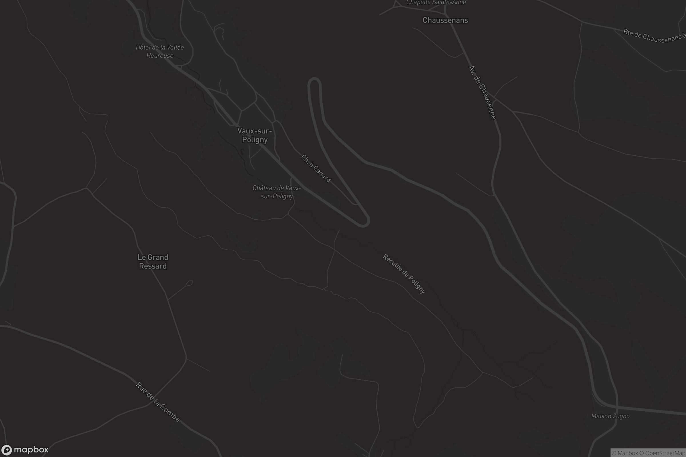 Carte de Vaux-sur-Poligny