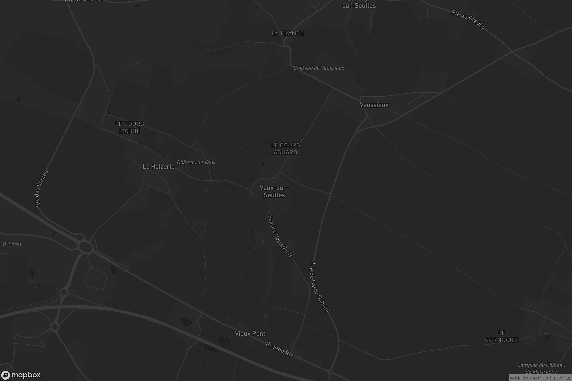 Carte de Vaux-sur-Seulles