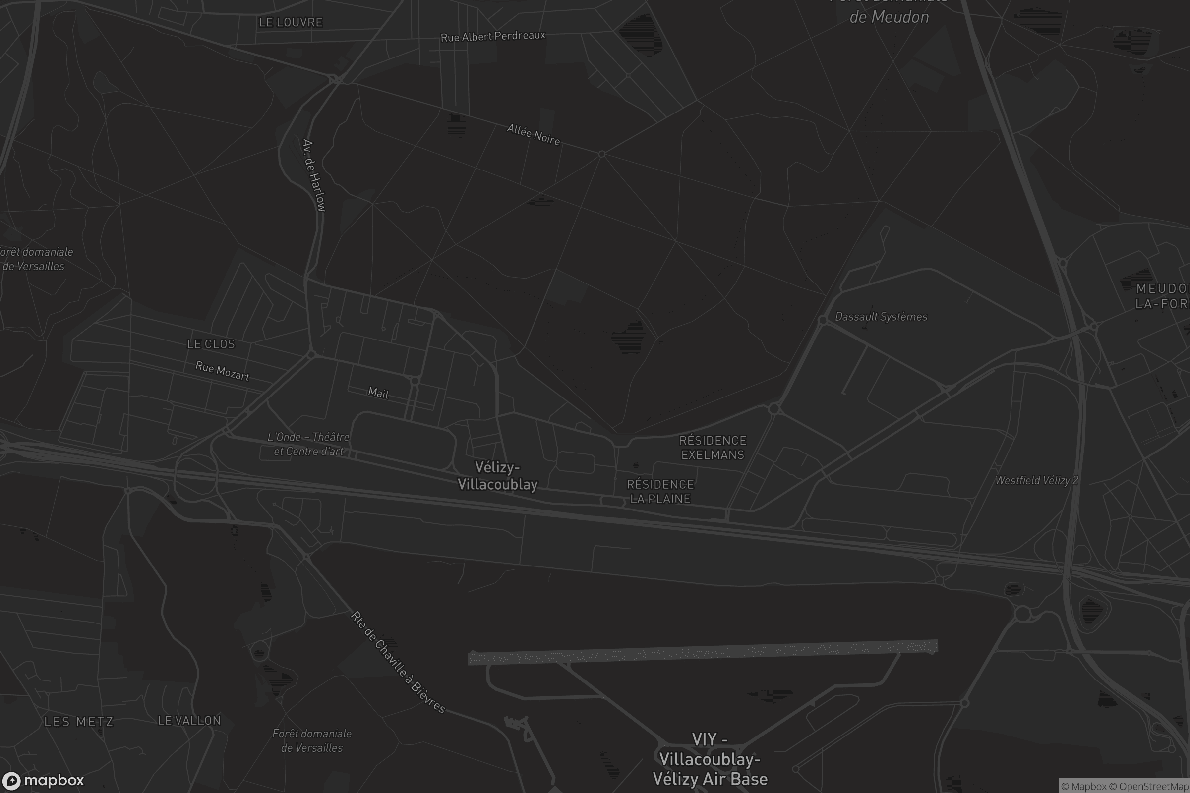 Carte de Vélizy-Villacoublay