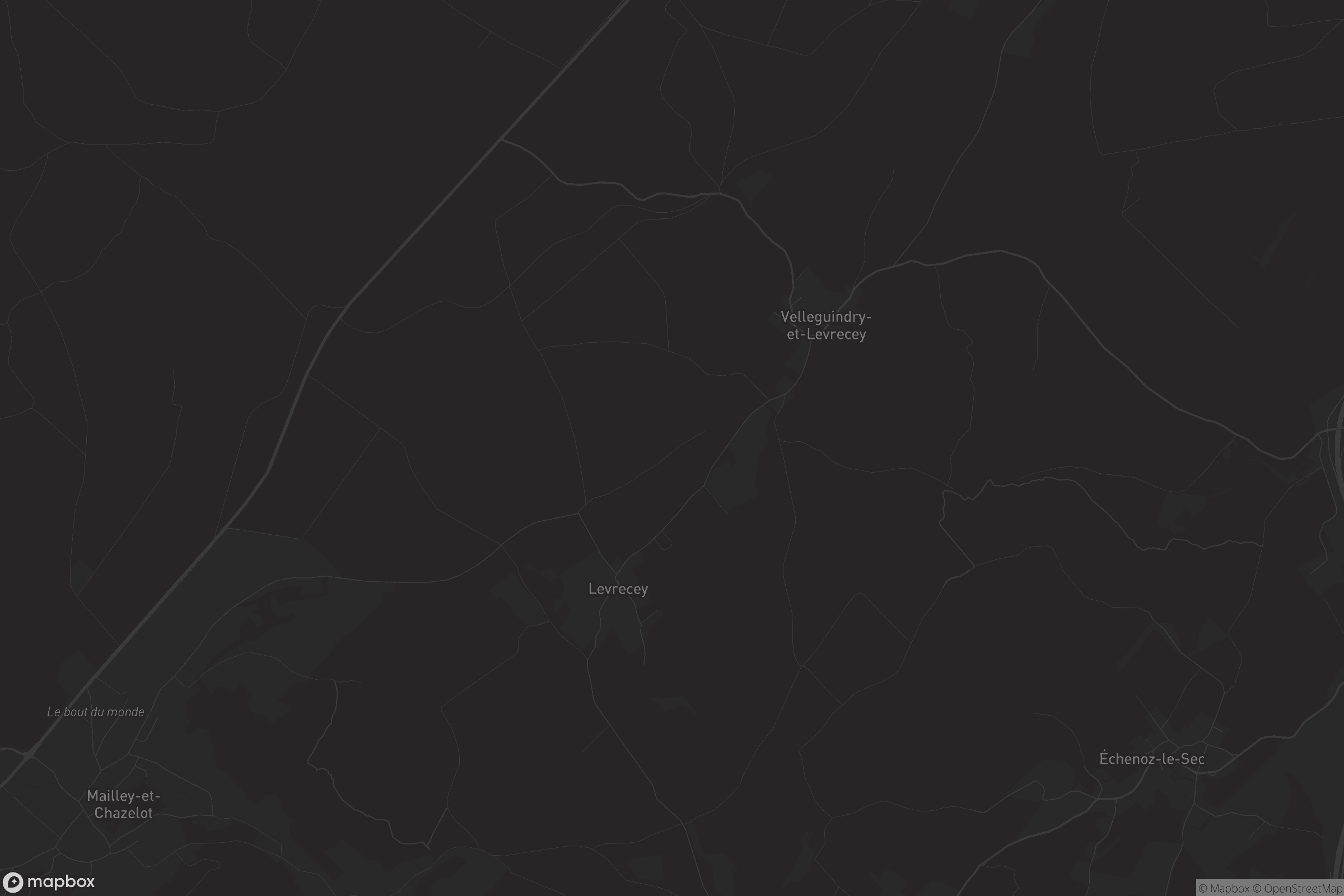 Carte de Velleguindry-et-Levrecey