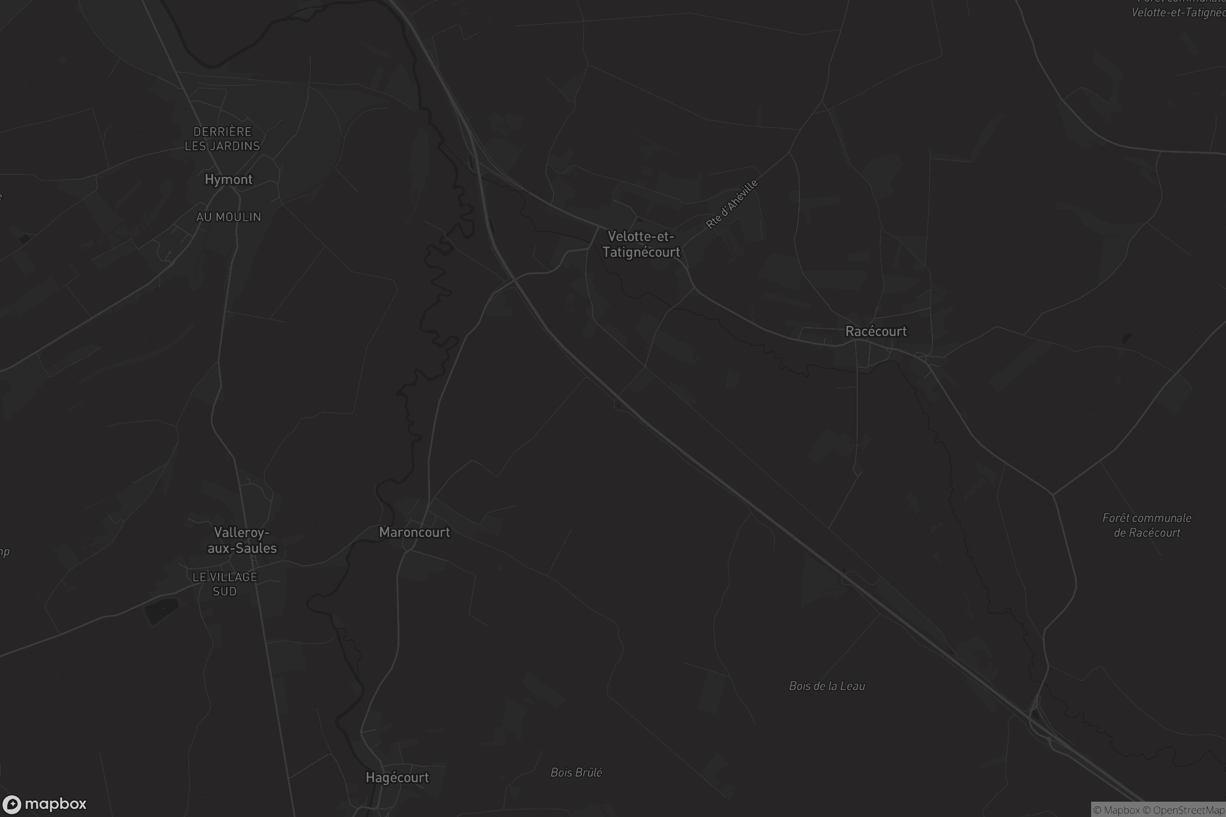 Carte de Velotte-et-Tatignécourt