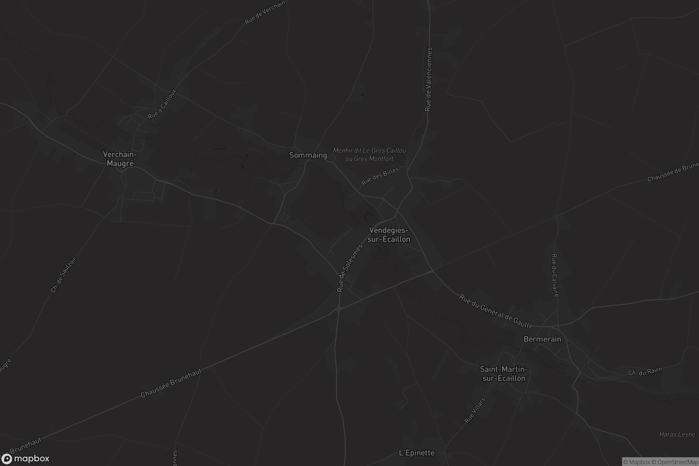 Carte de Vendegies-sur-Écaillon