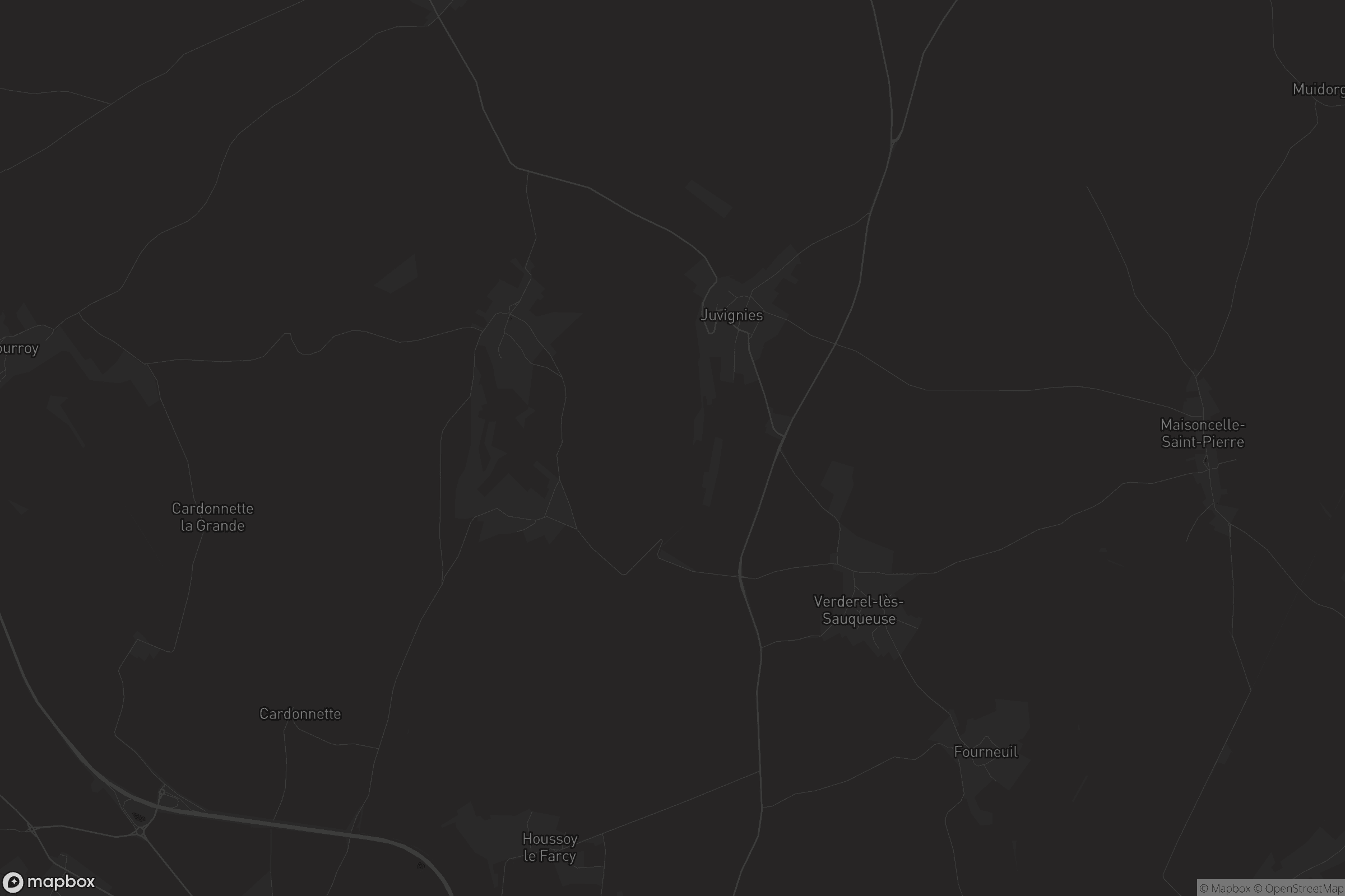 Carte de Verderel-lès-Sauqueuse