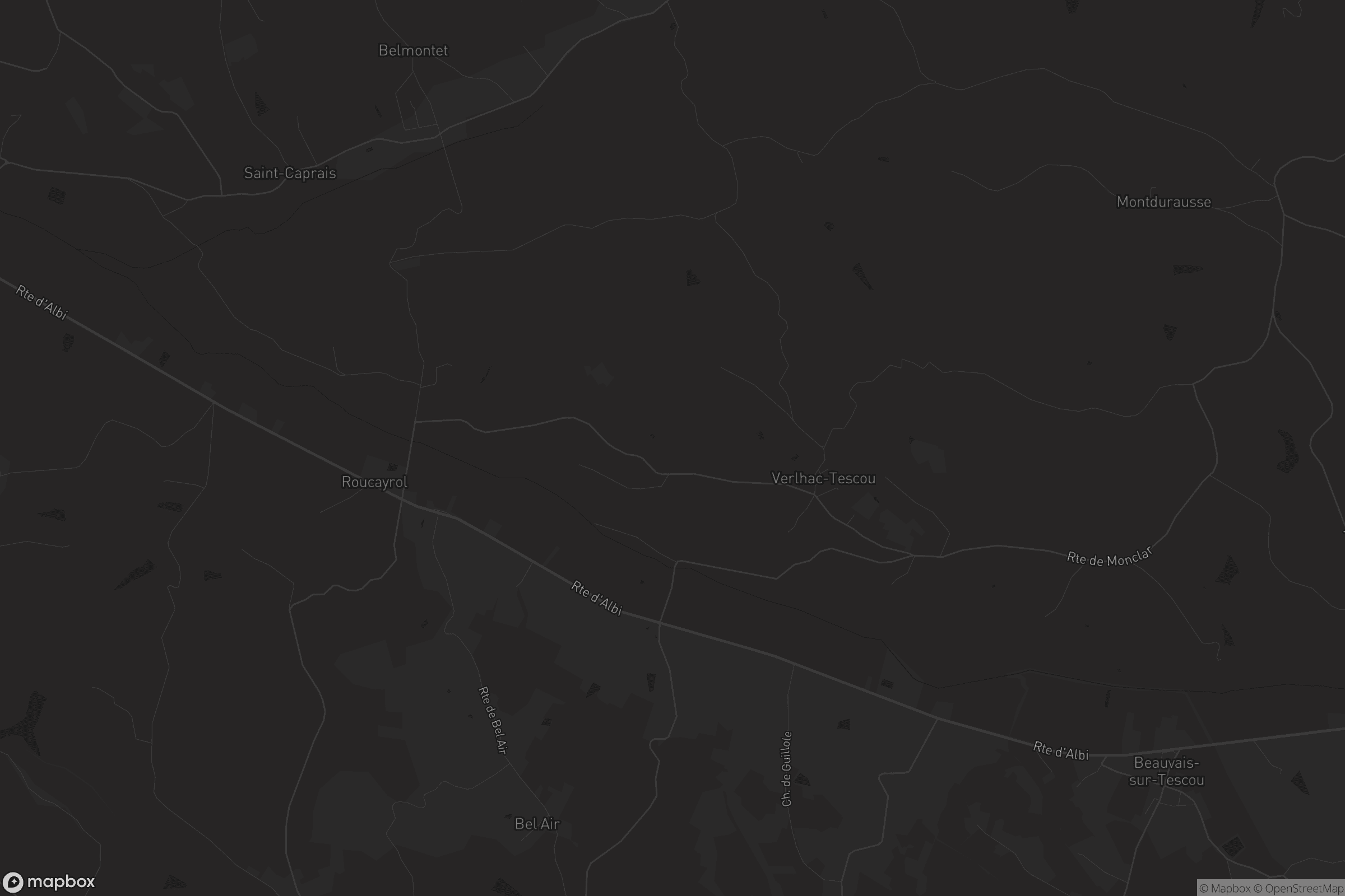 Carte de Verlhac-Tescou