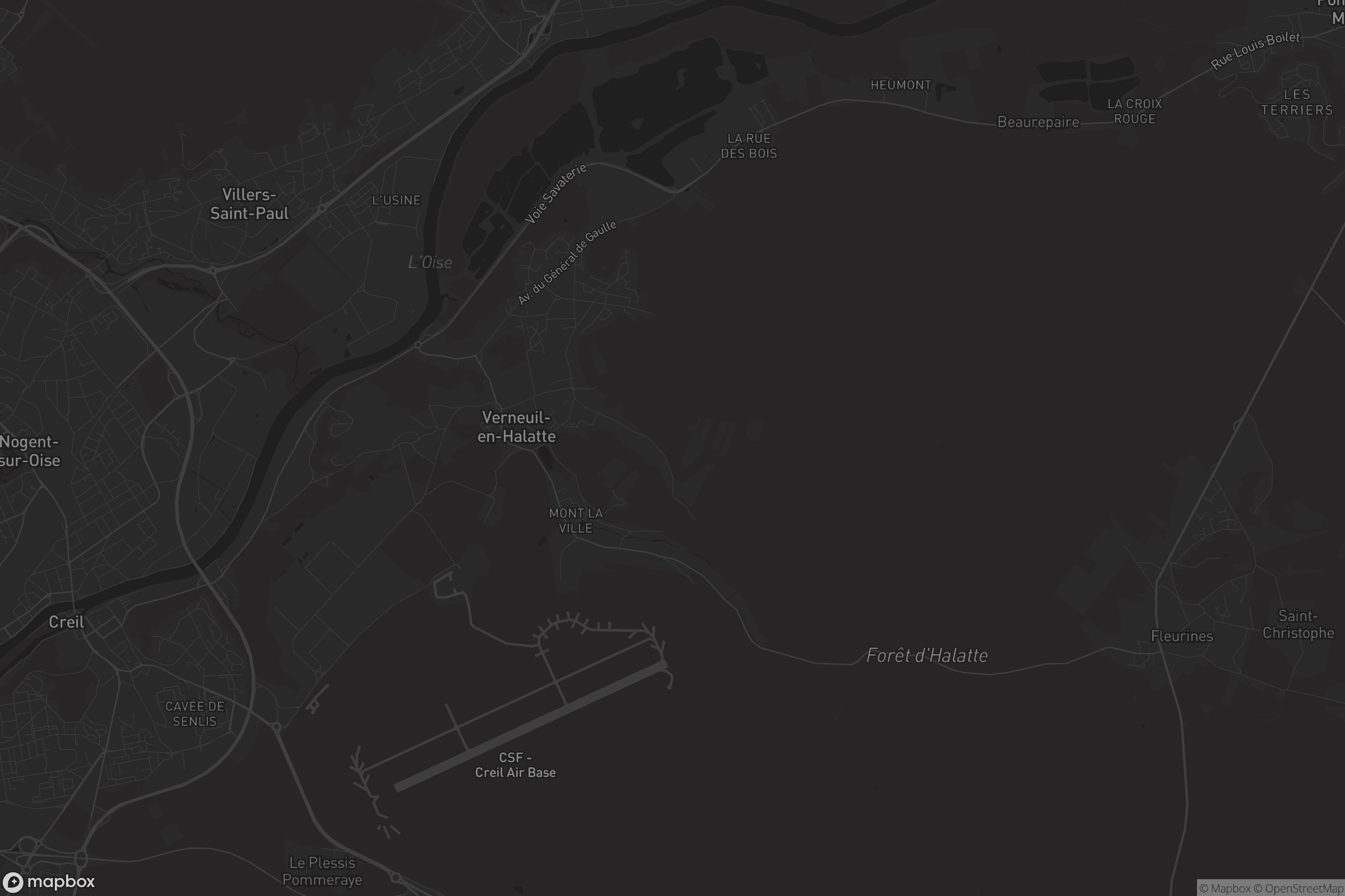 Carte de Verneuil-en-Halatte