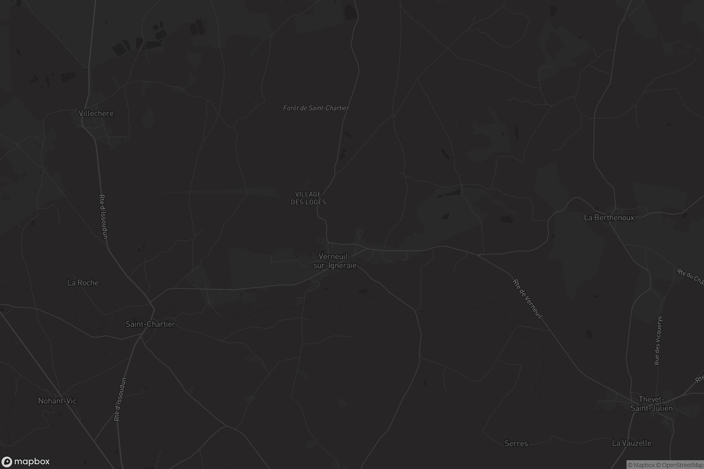 Carte de Verneuil-sur-Igneraie